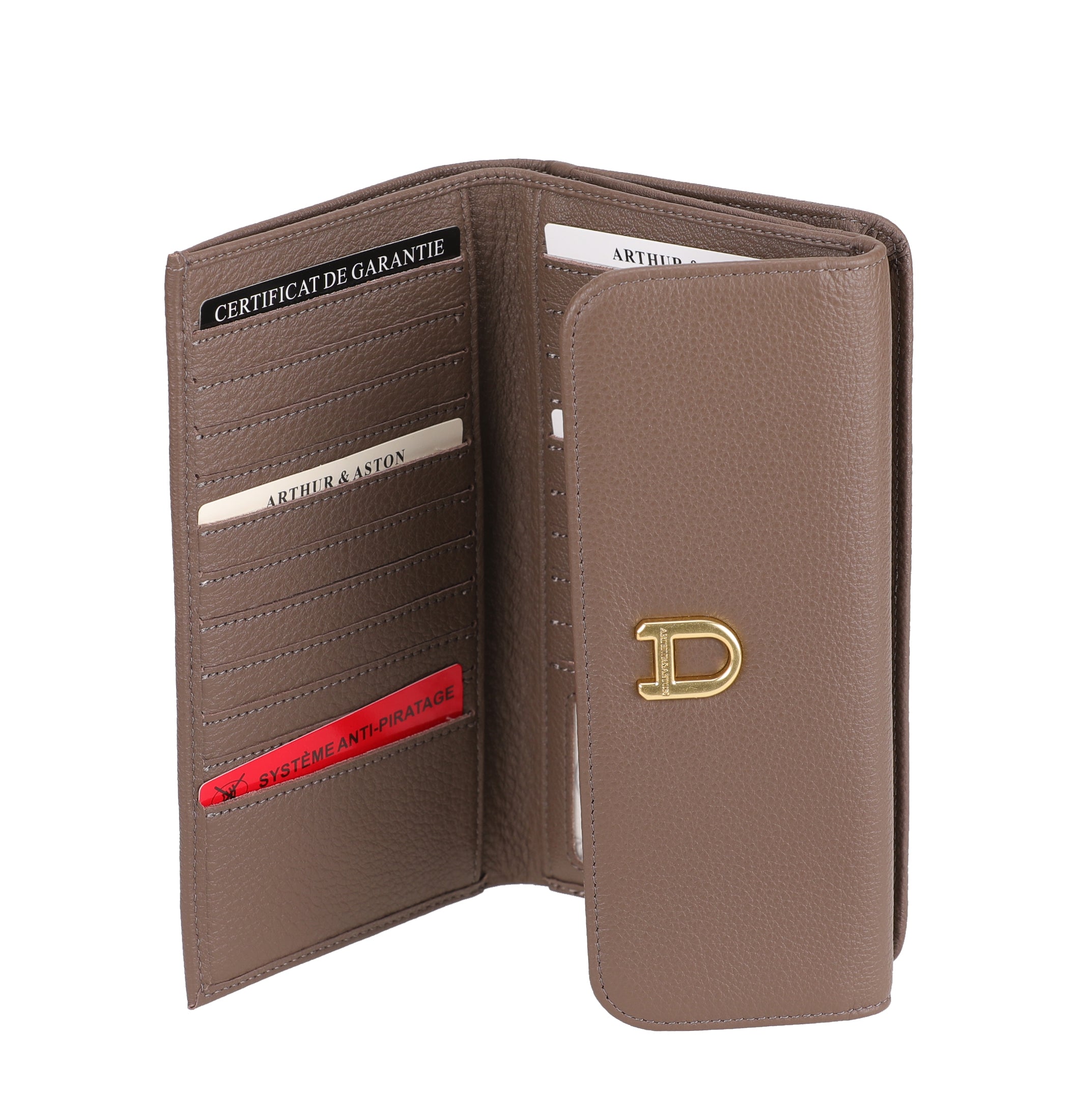 Camille Leather Checkbook Holder Companion