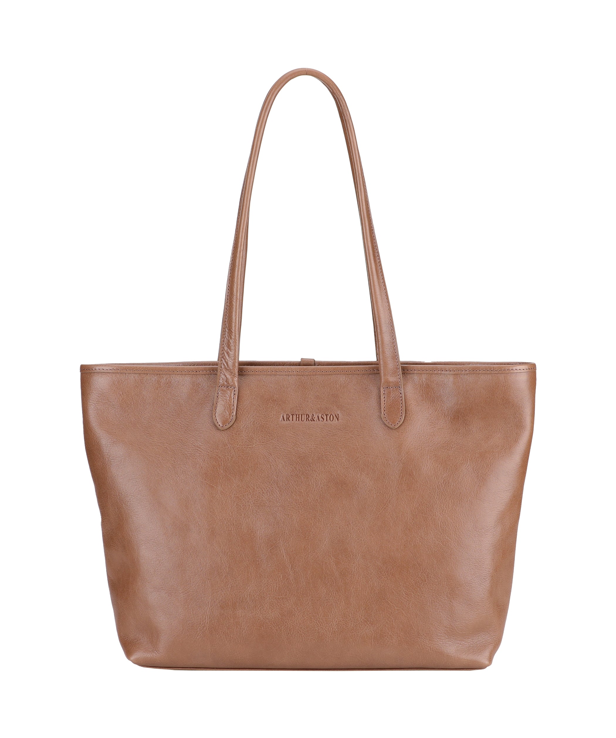 Large Edith leather shopping bag