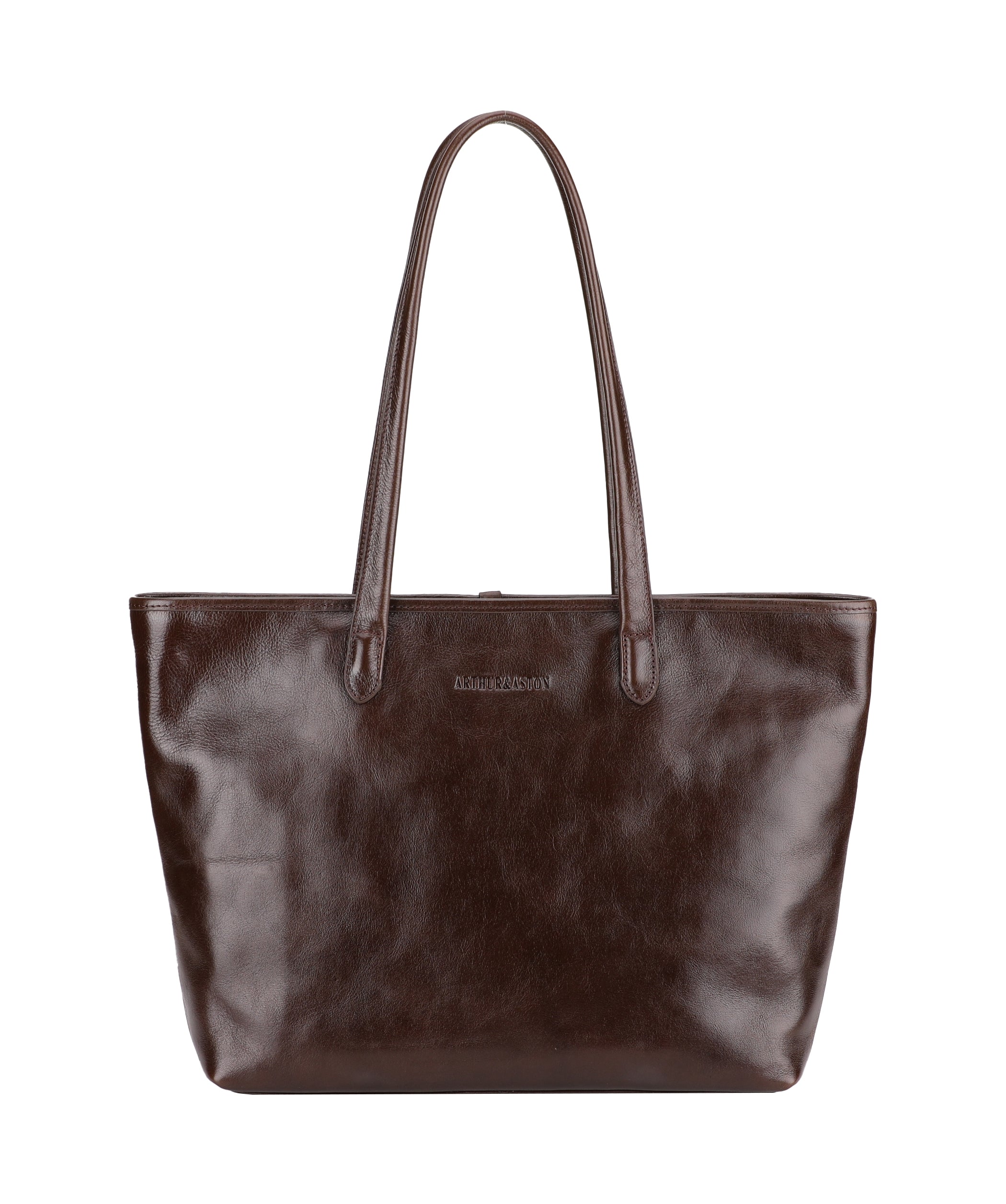 Large Edith leather shopping bag