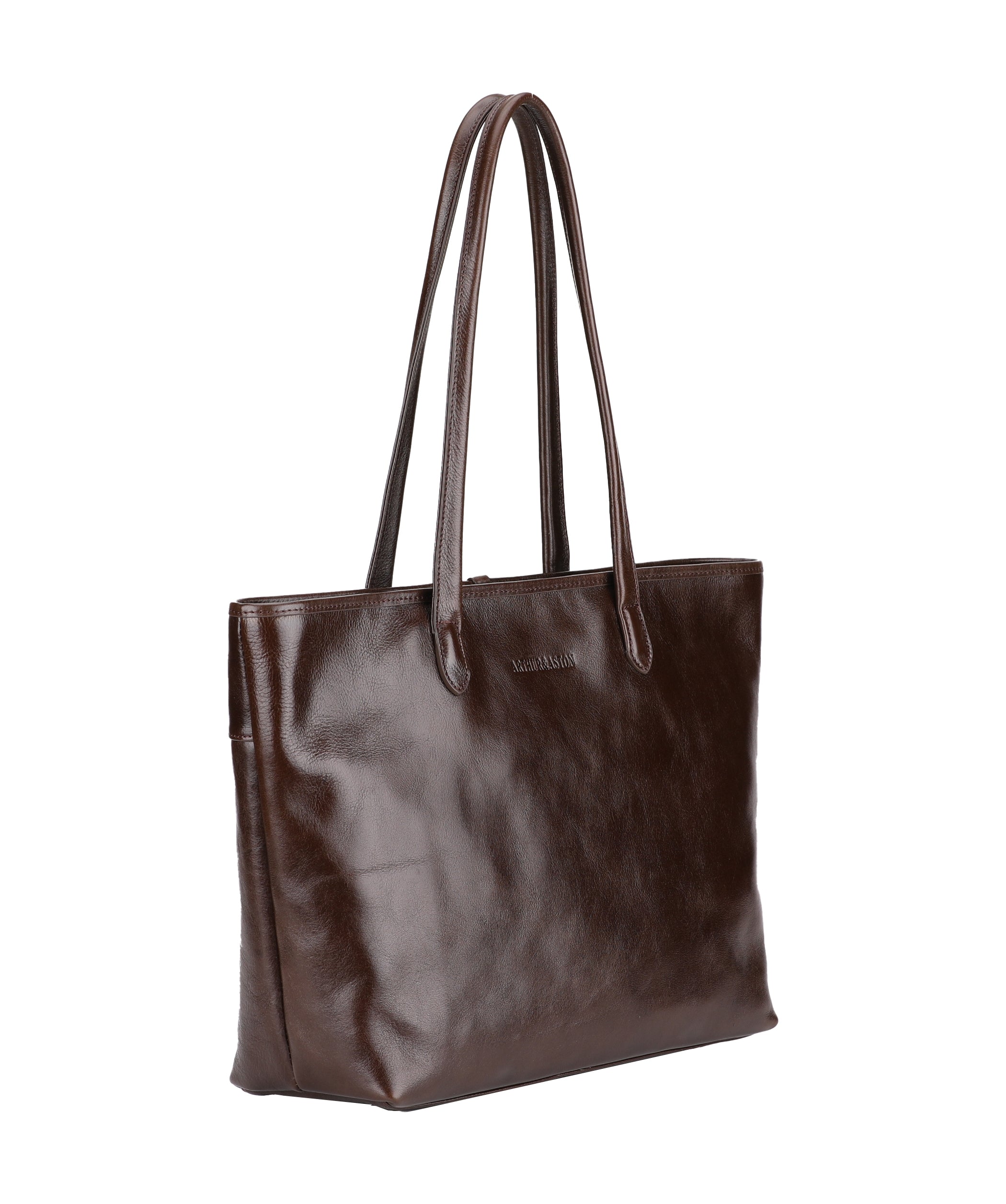 Large Edith leather shopping bag