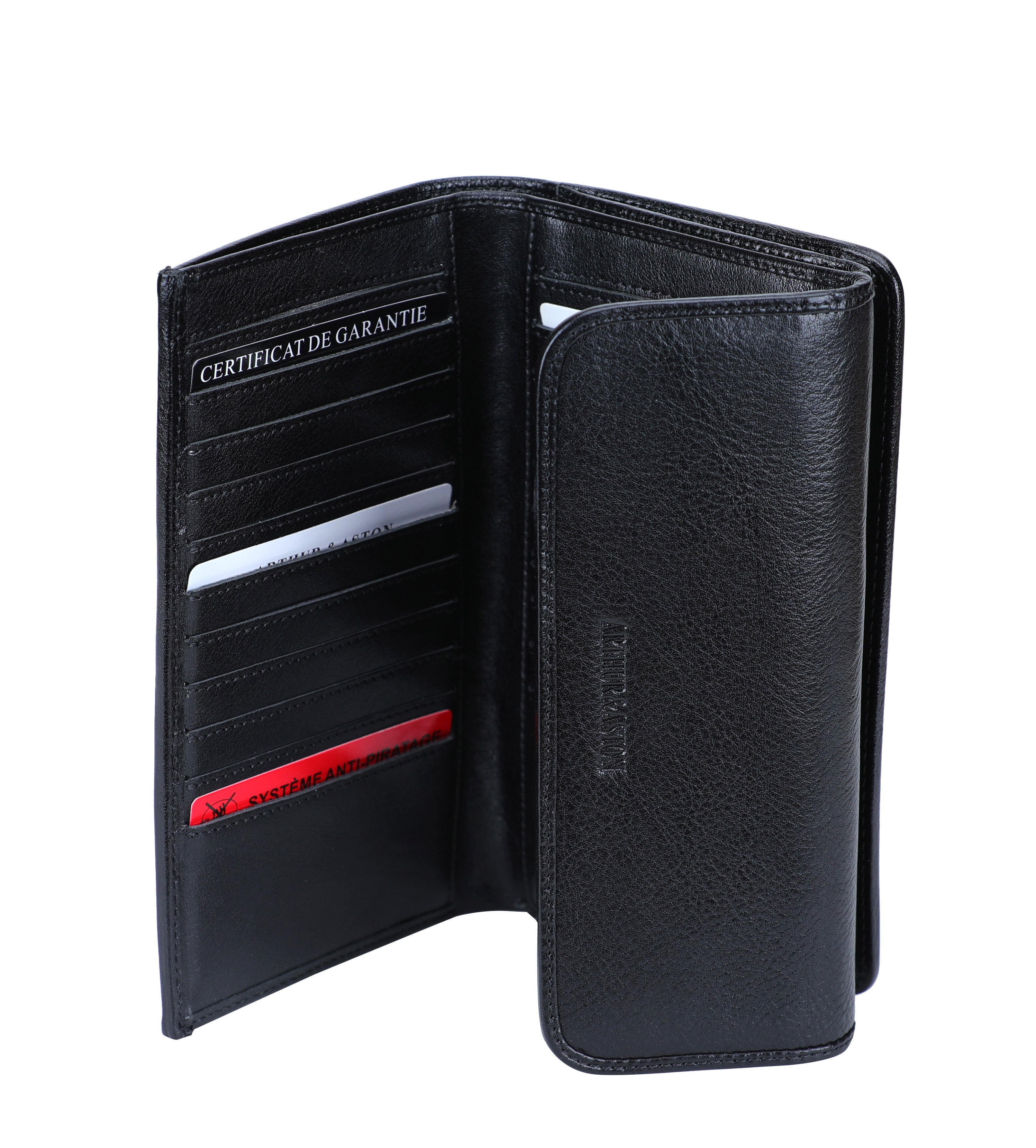 Edith Leather Checkbook Holder Companion