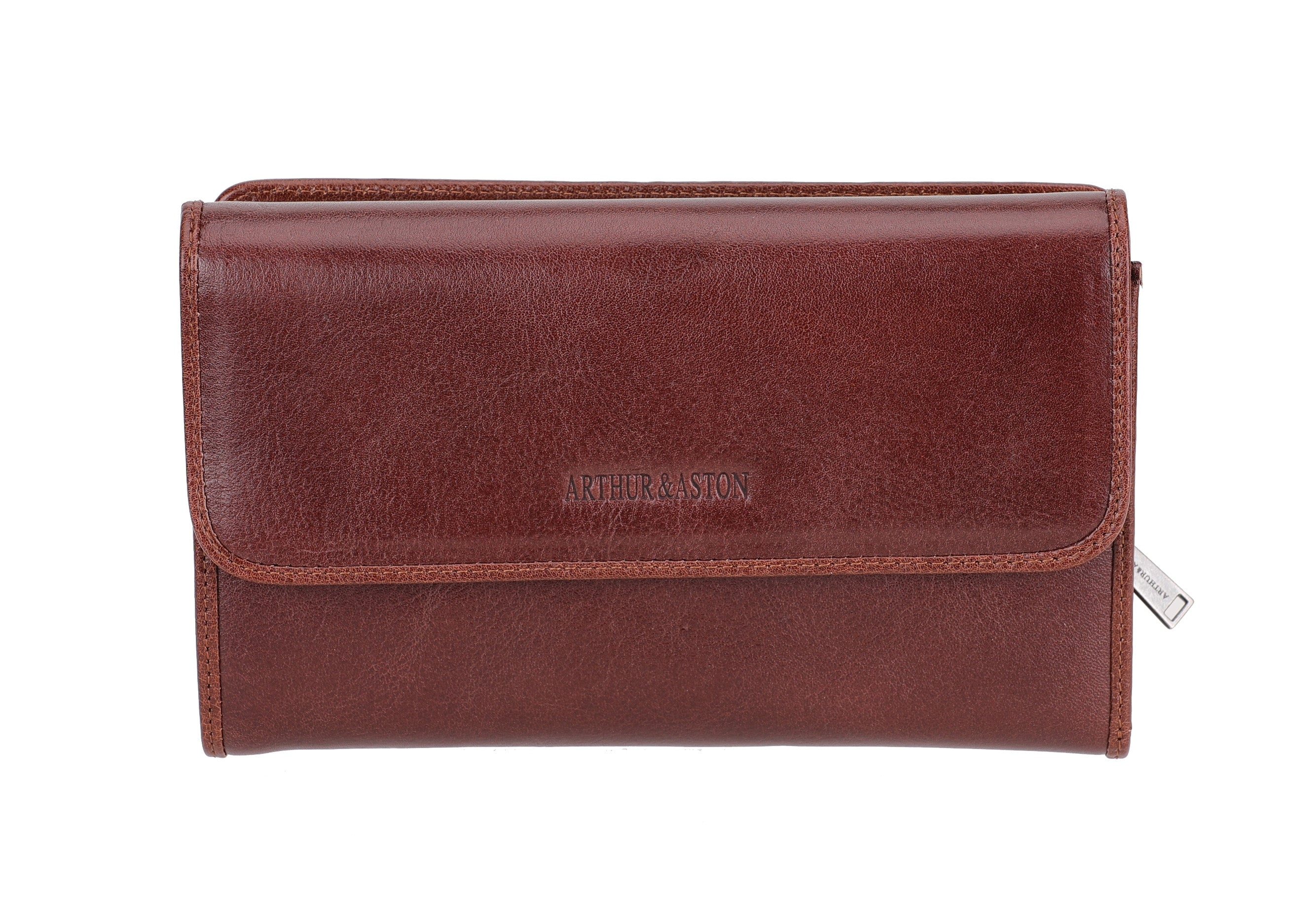 Edith Leather Checkbook Holder Companion