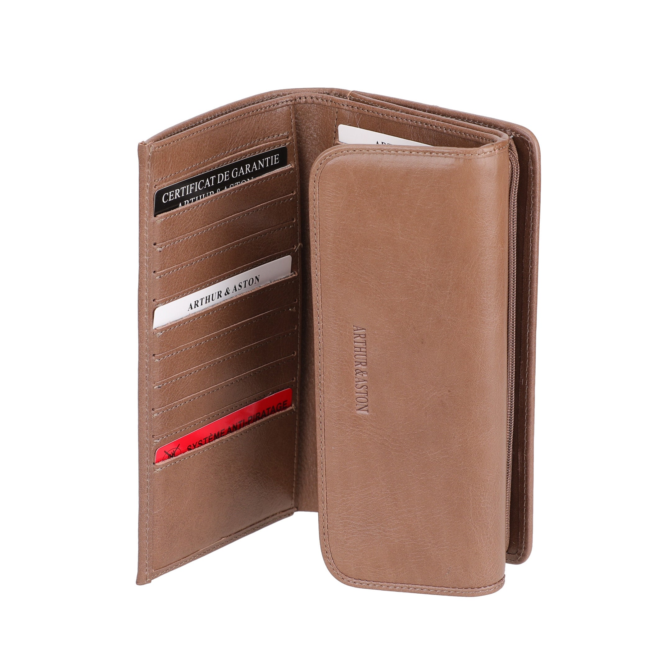 Edith Leather Checkbook Holder Companion