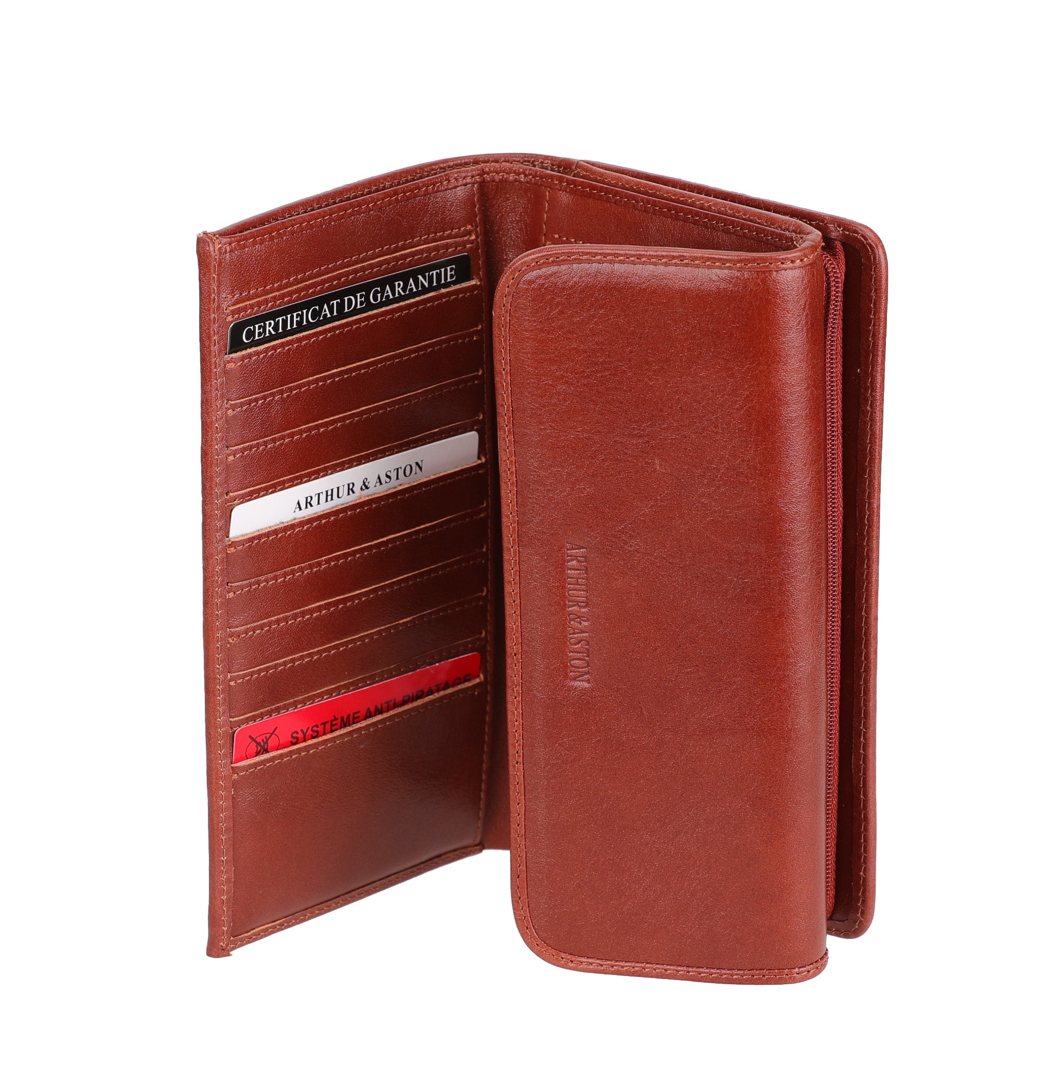Edith Leather Checkbook Holder Companion