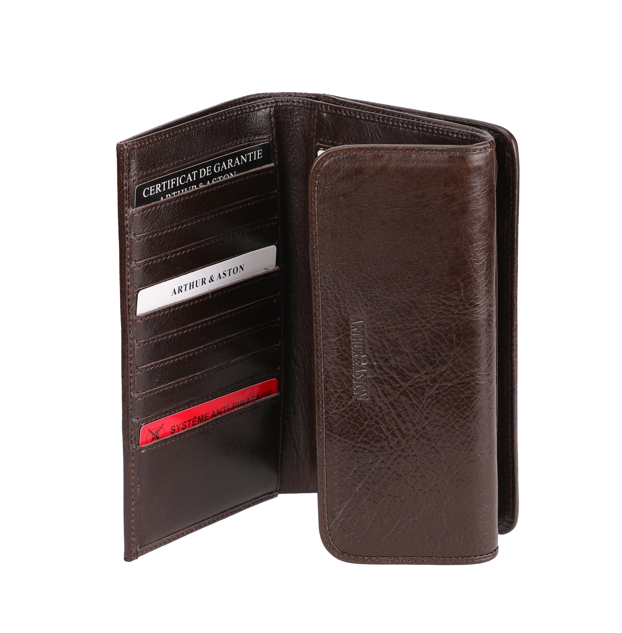 Edith Leather Checkbook Holder Companion