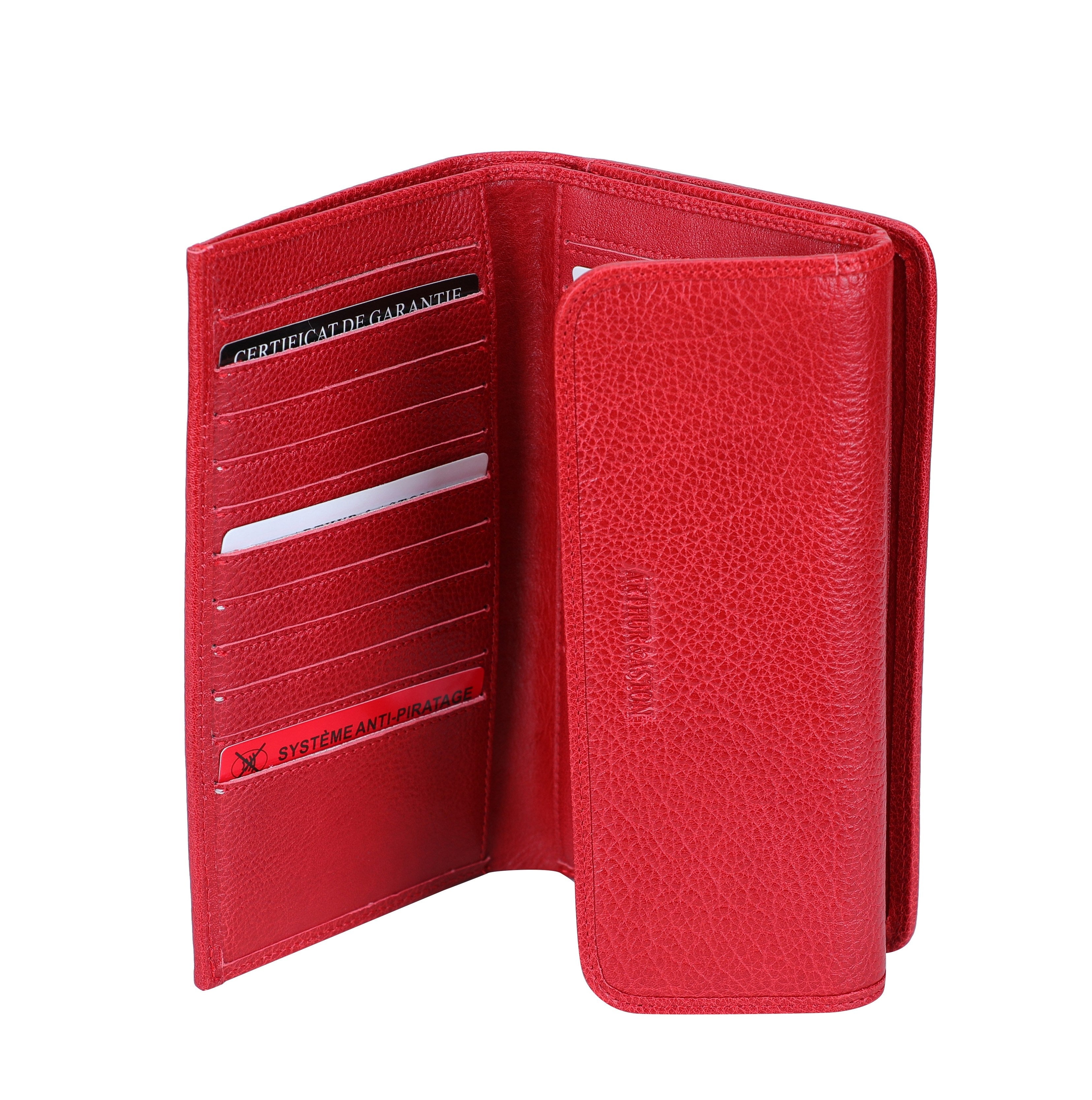 Edith Leather Checkbook Holder Companion