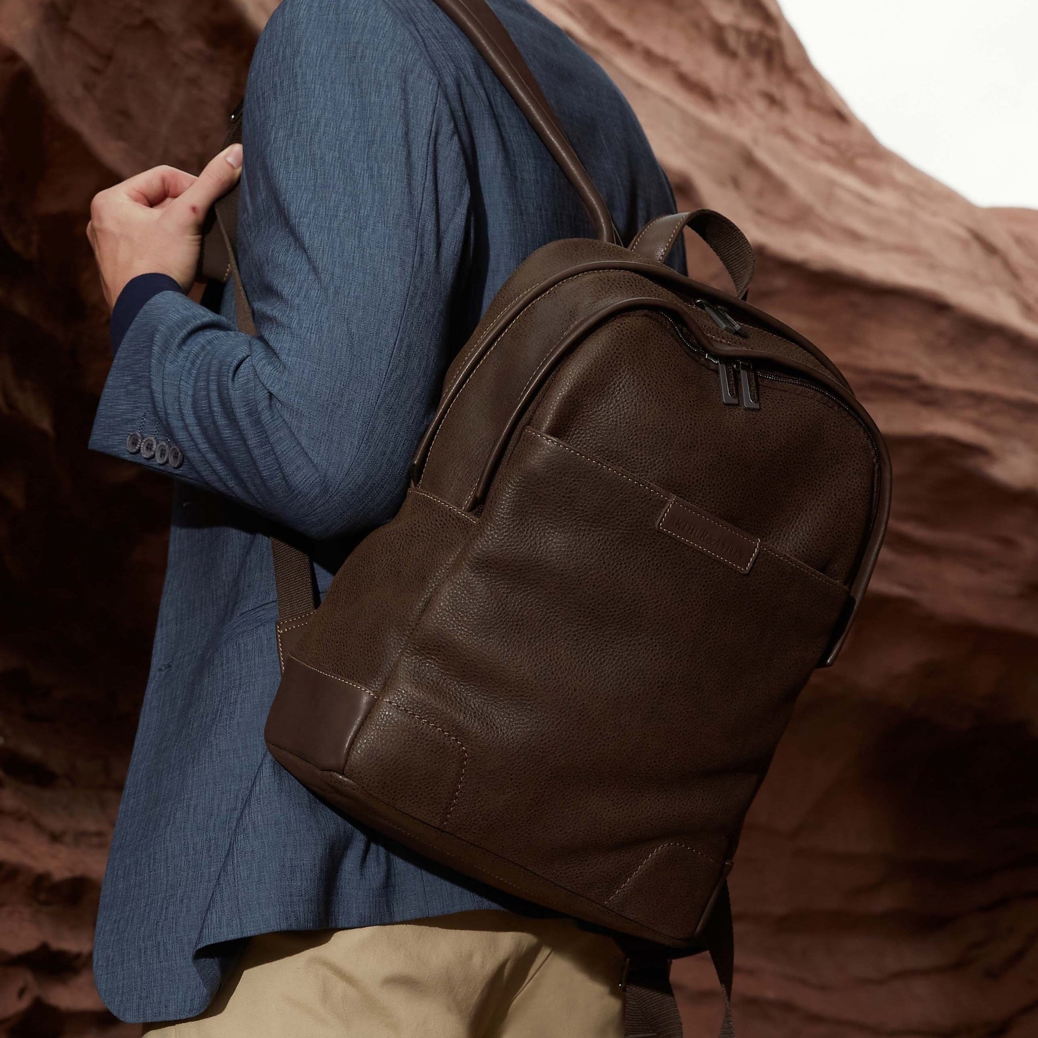 Marco cowhide leather backpack 2158-20
