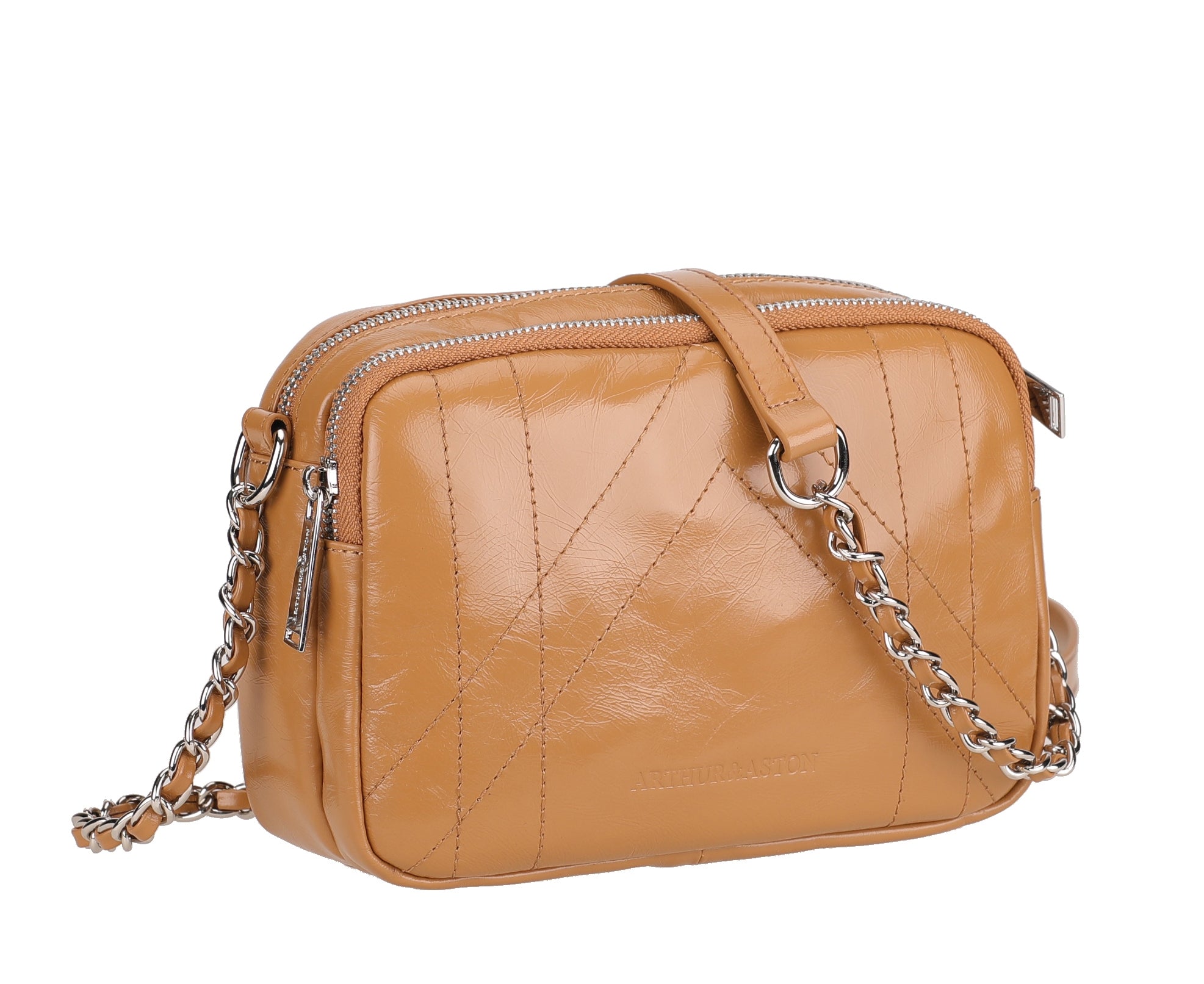 Claudia leather shoulder bag