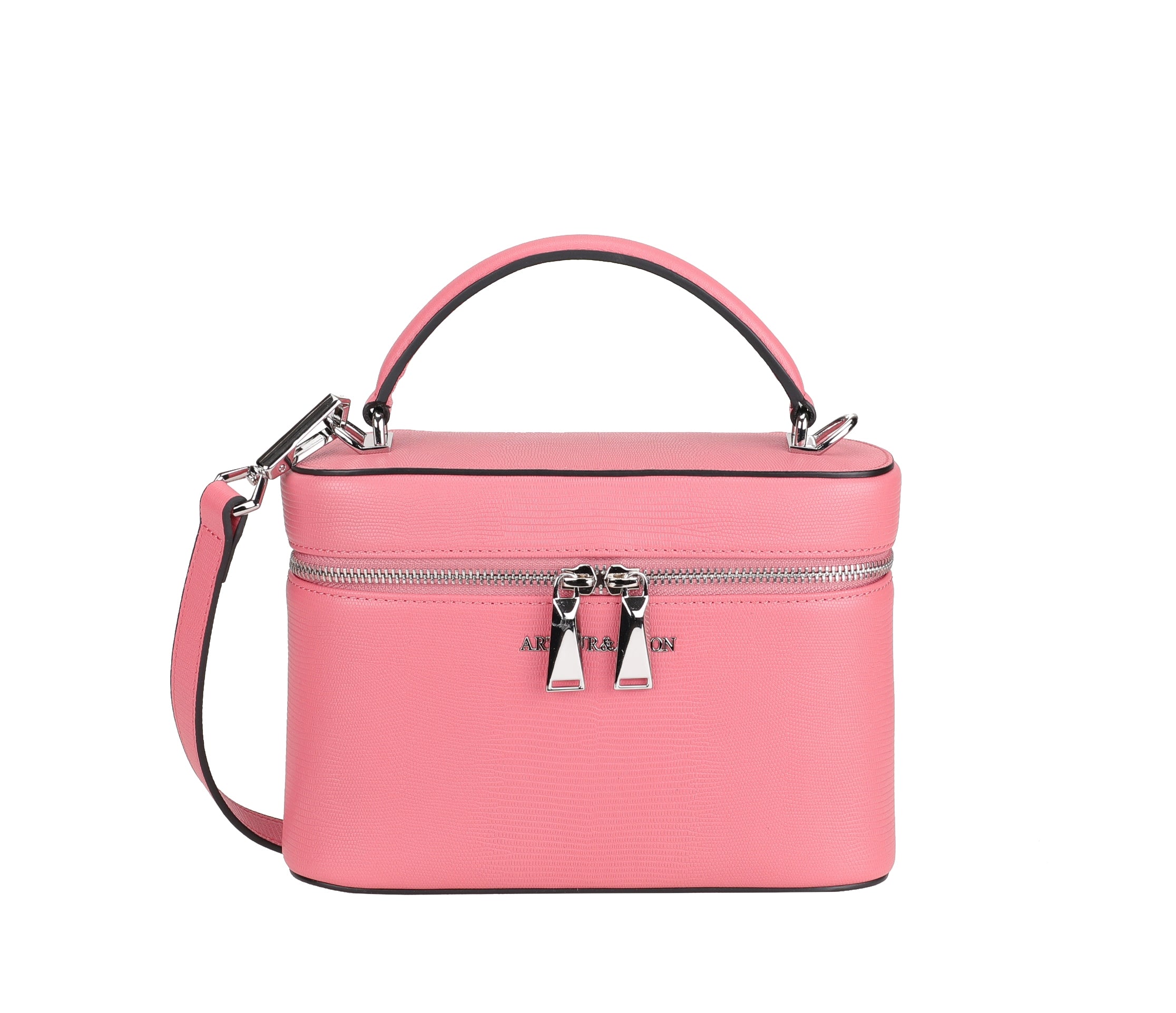 Raquel leather vanity bag