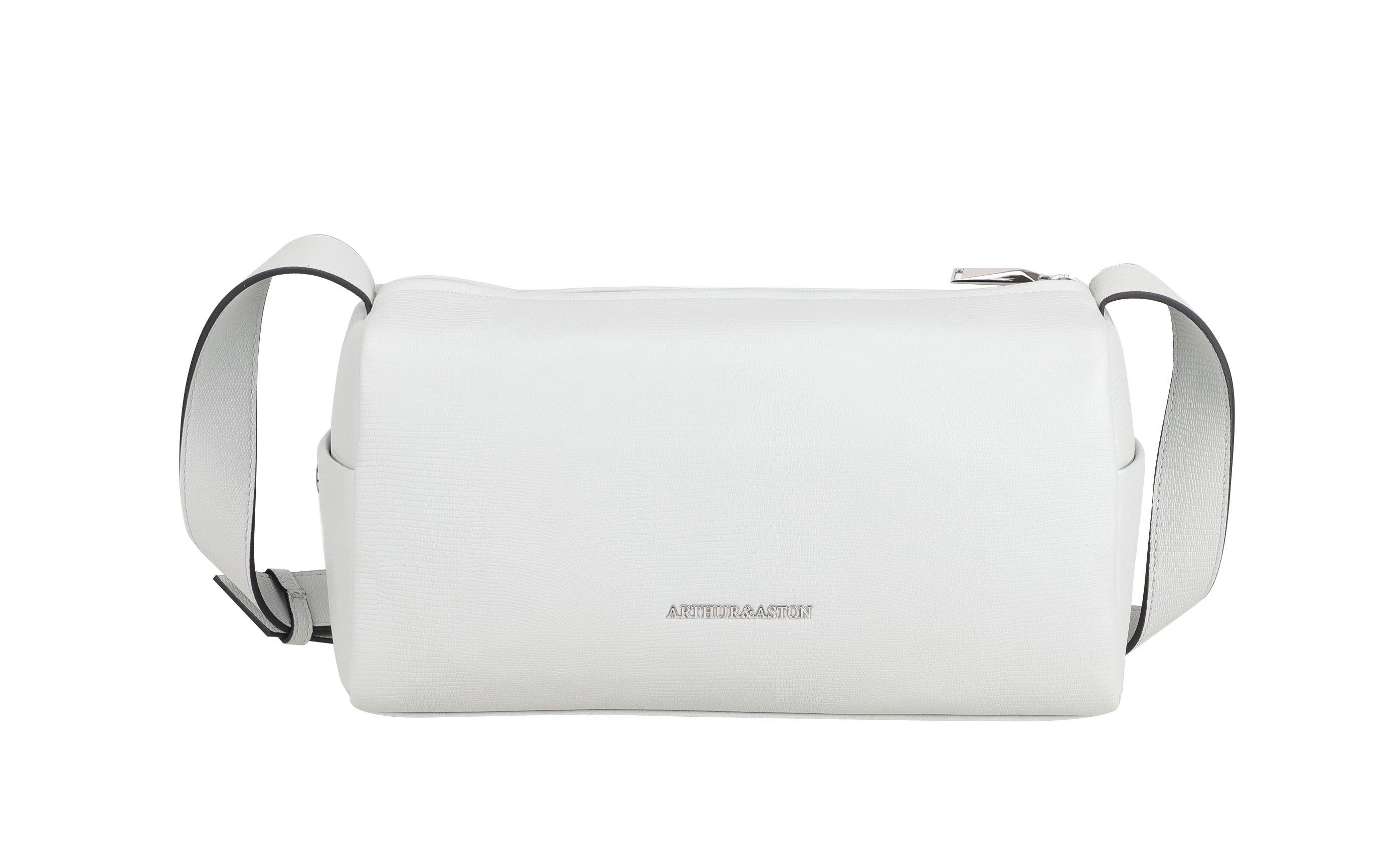 Raquel leather shoulder bowling bag