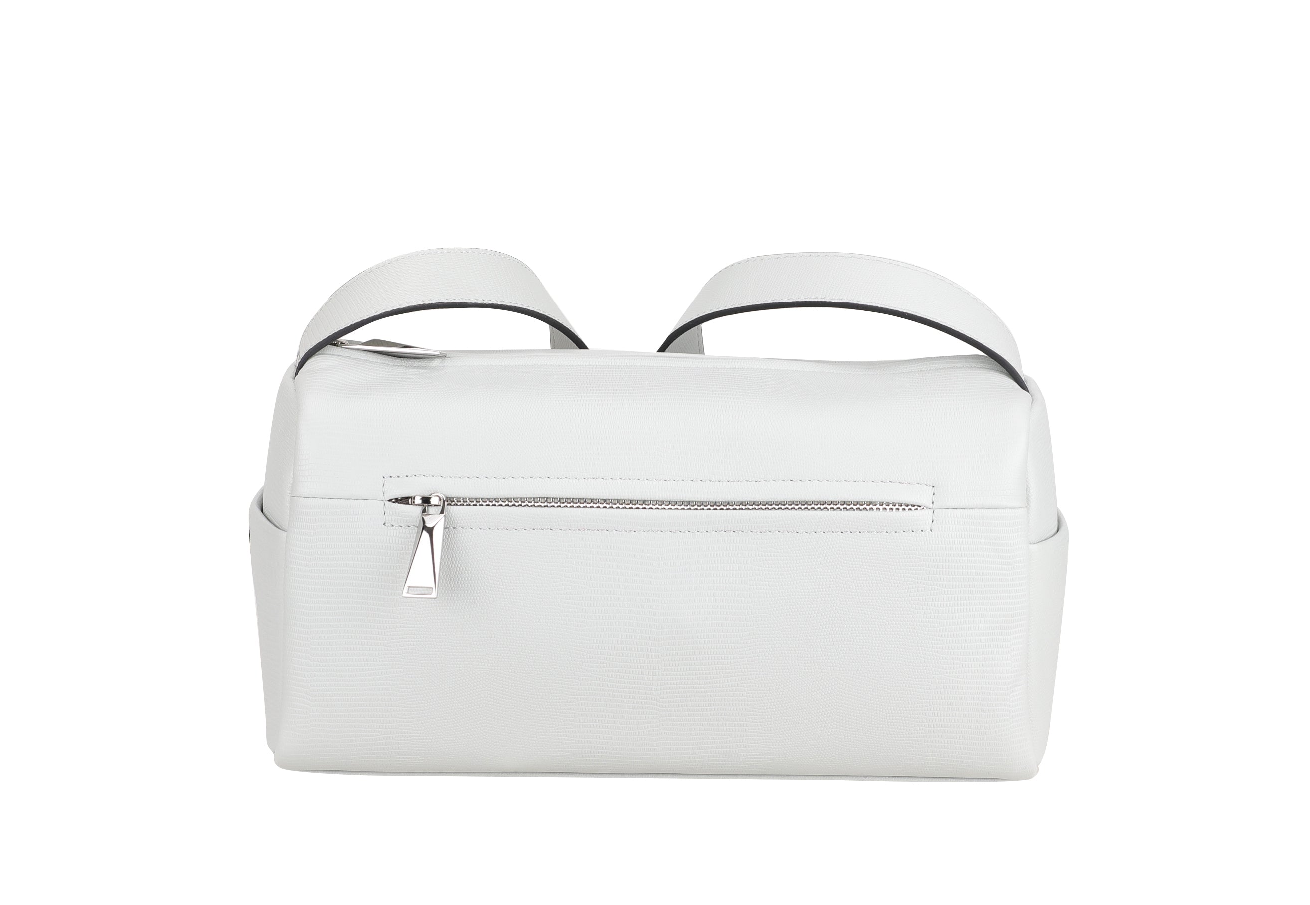 Raquel leather shoulder bowling bag