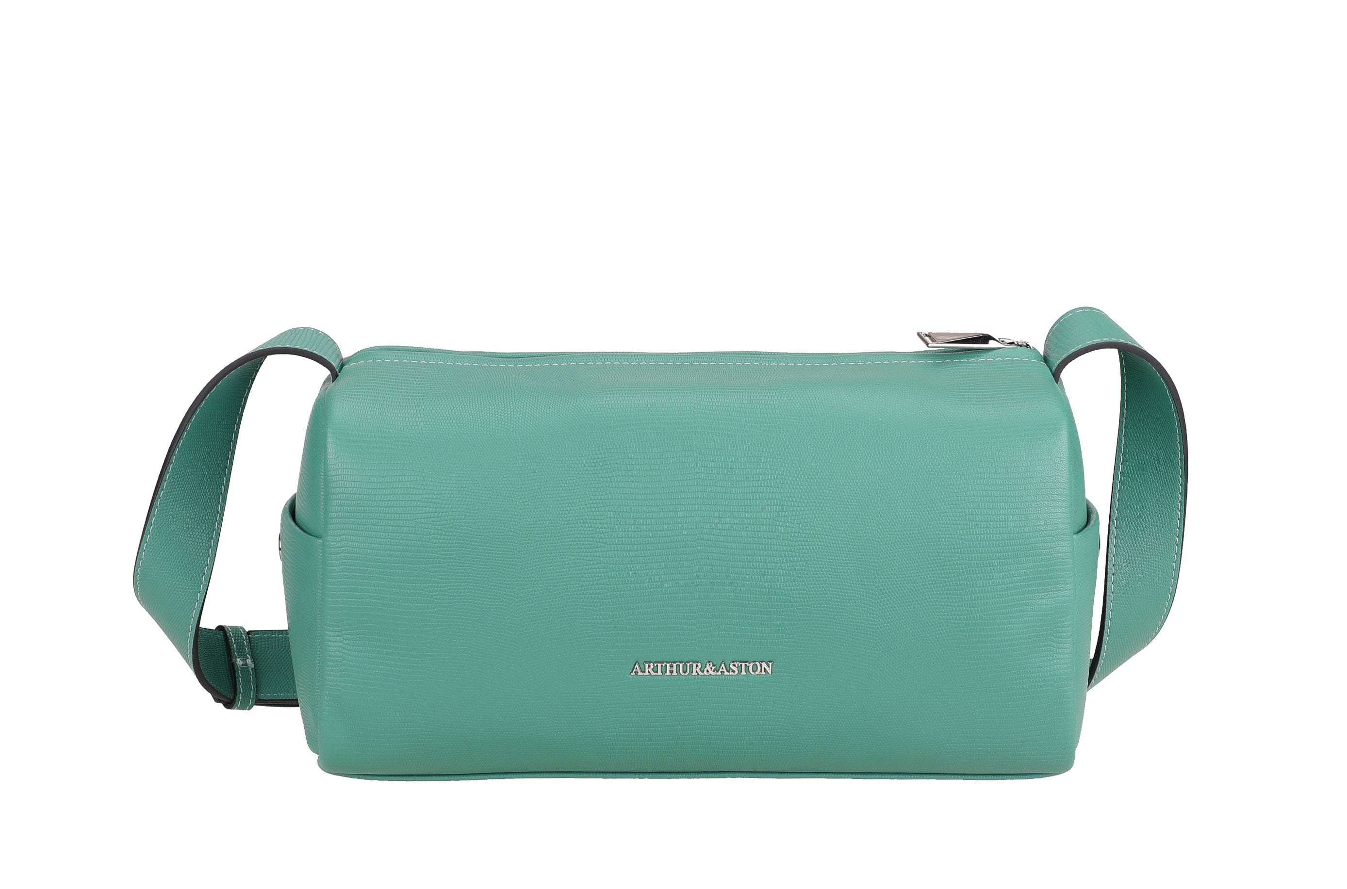 Raquel leather shoulder bowling bag