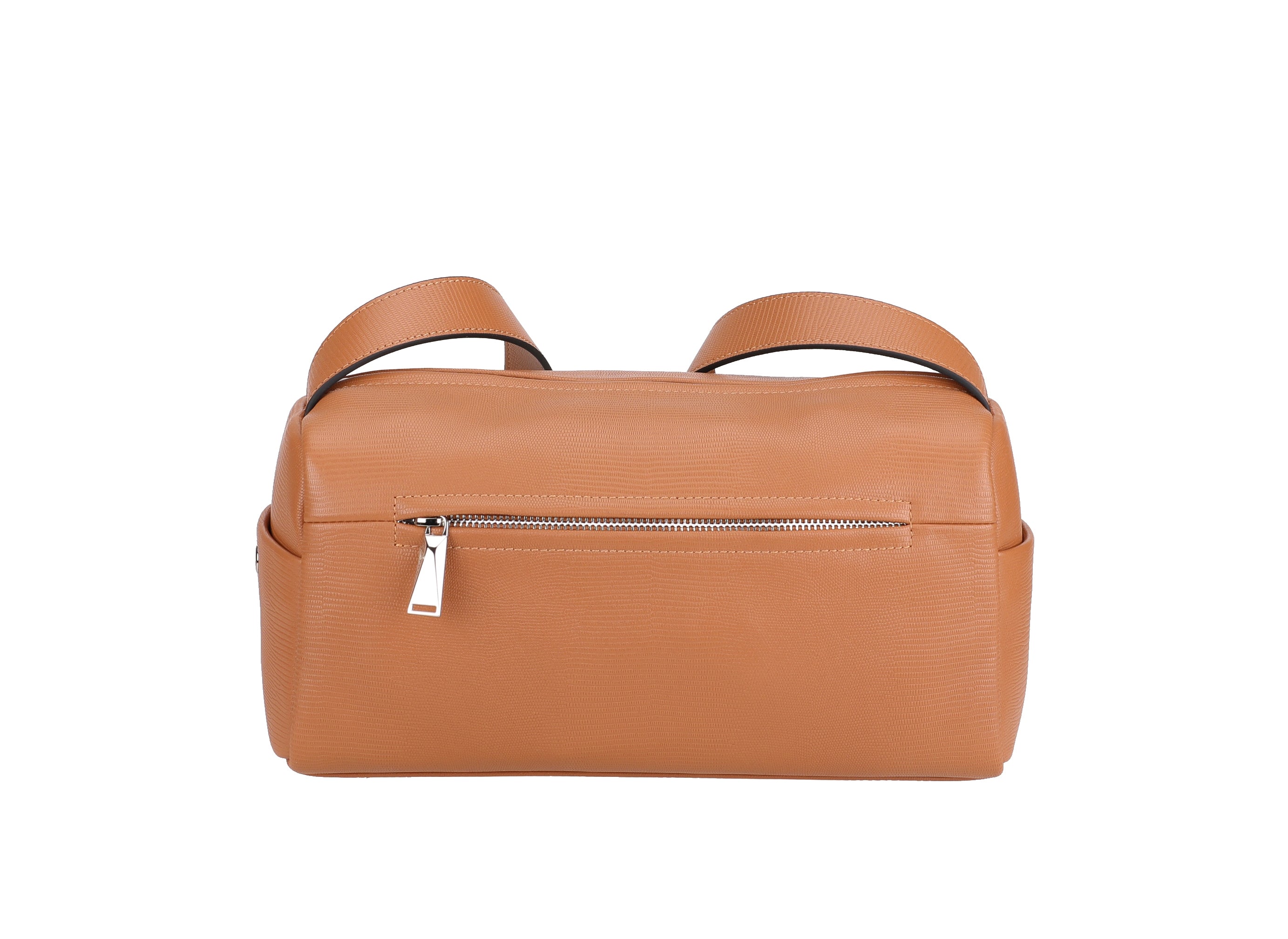 Raquel leather shoulder bowling bag