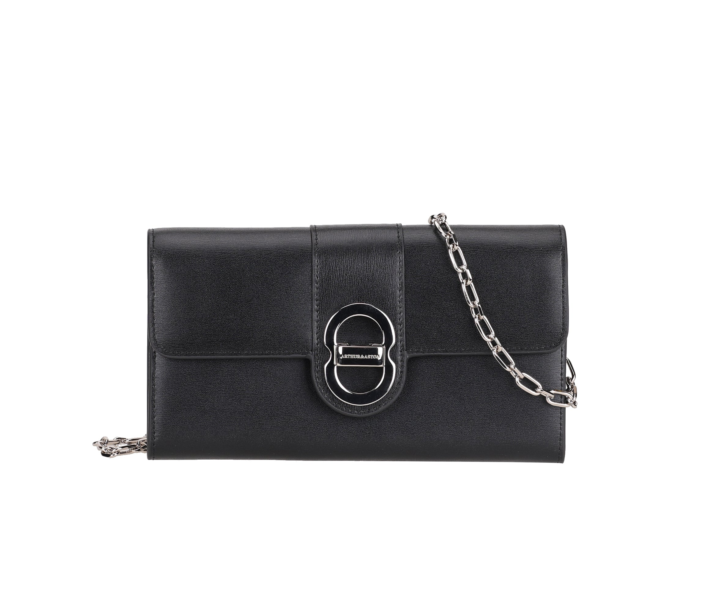 Pochette bandoulière croûte de cuir Hailey
