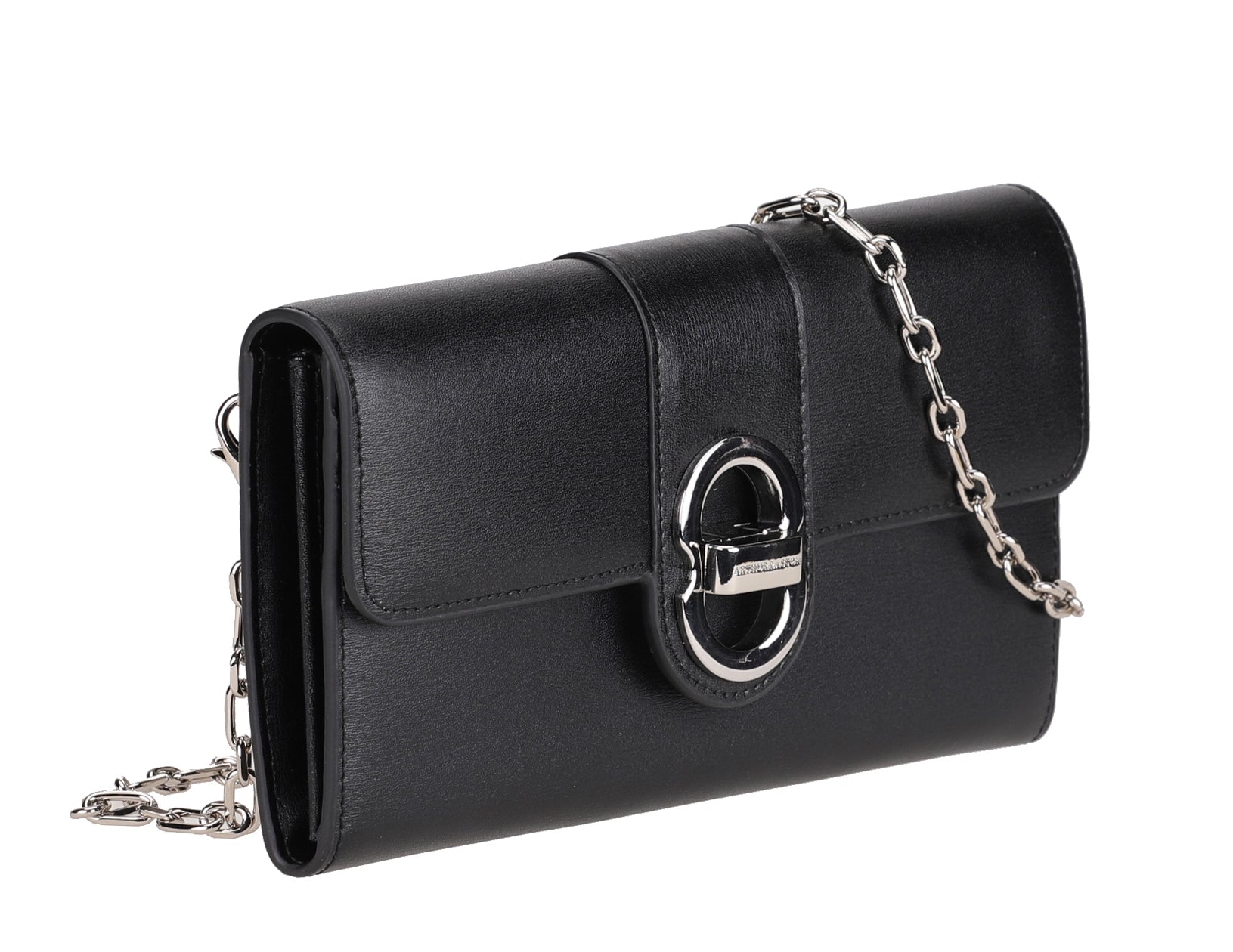 Pochette bandoulière croûte de cuir Hailey