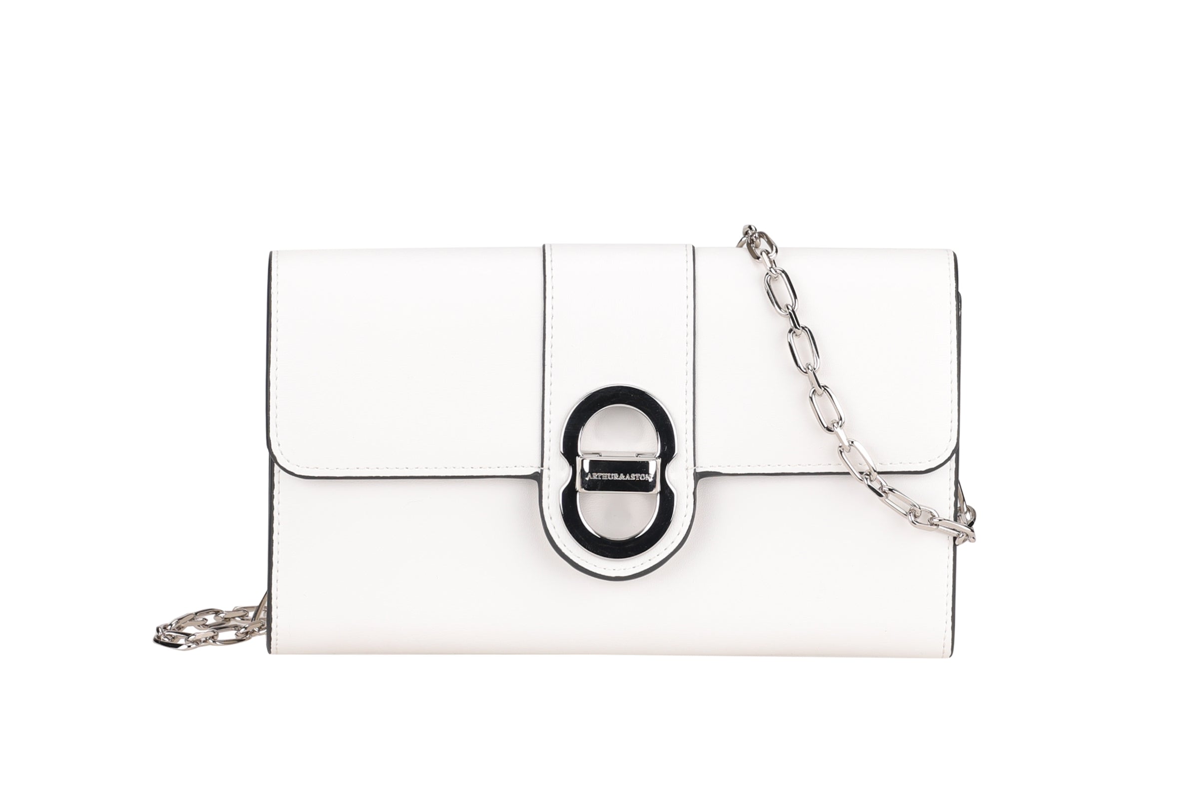 Pochette bandoulière croûte de cuir Hailey