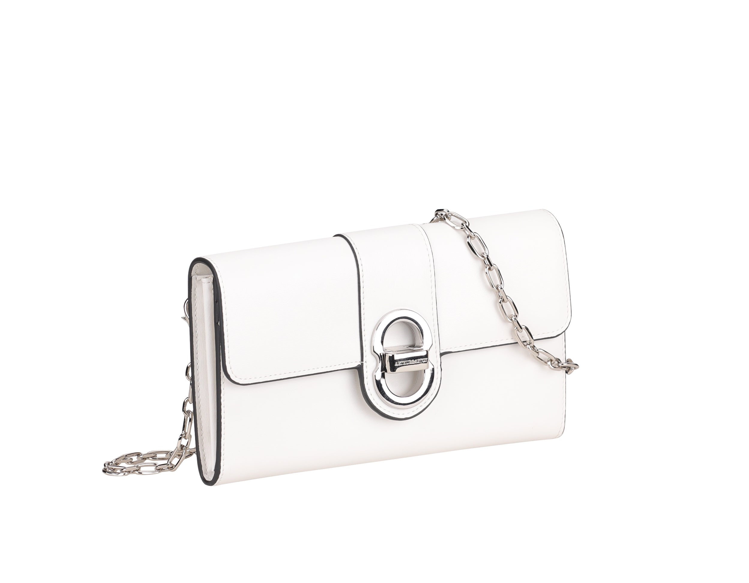 Pochette bandoulière croûte de cuir Hailey