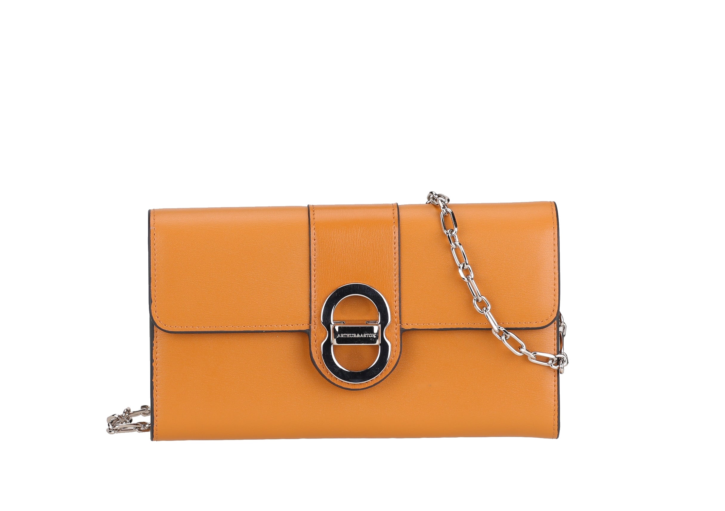 Pochette bandoulière croûte de cuir Hailey