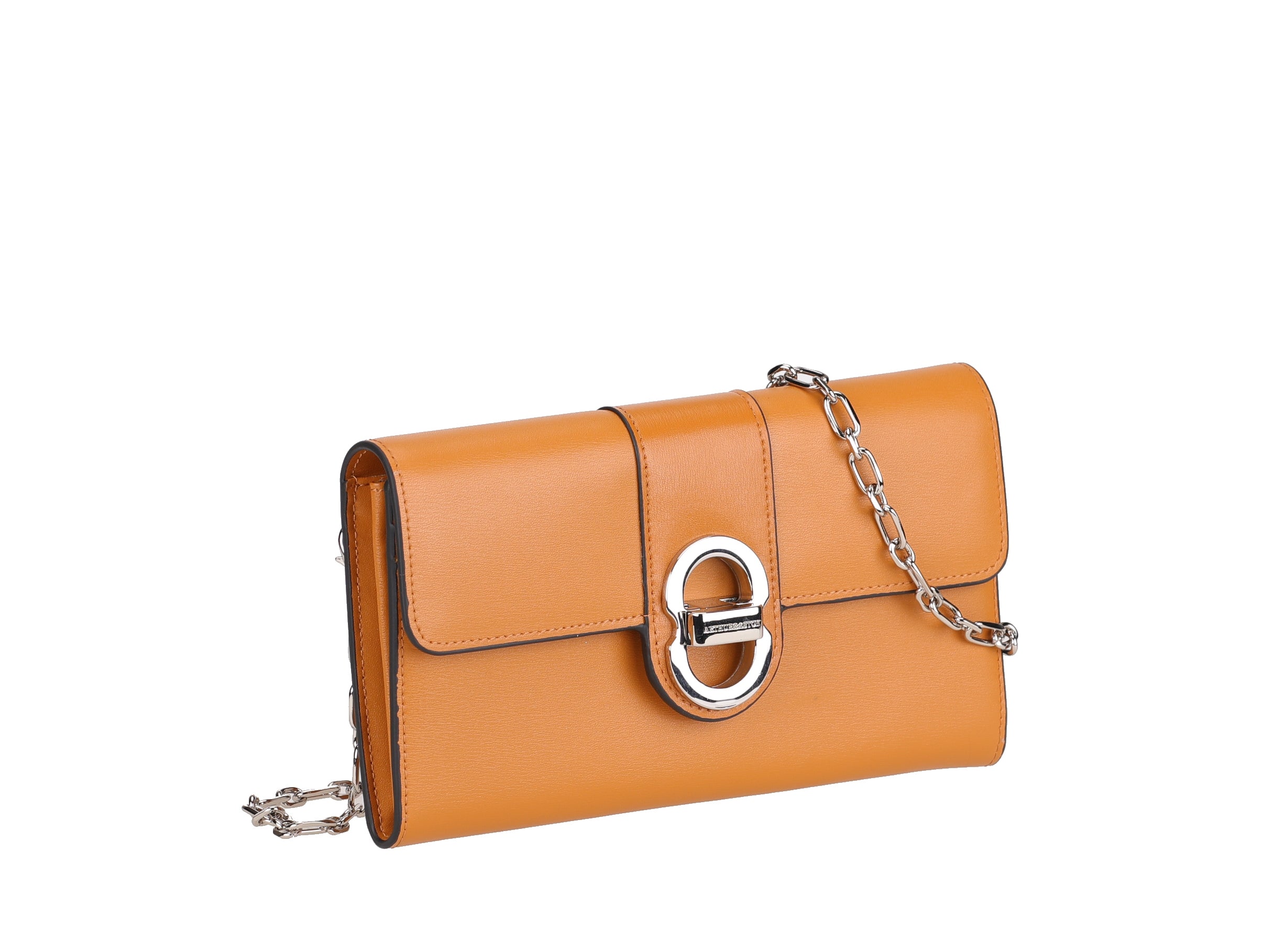 Pochette bandoulière croûte de cuir Hailey