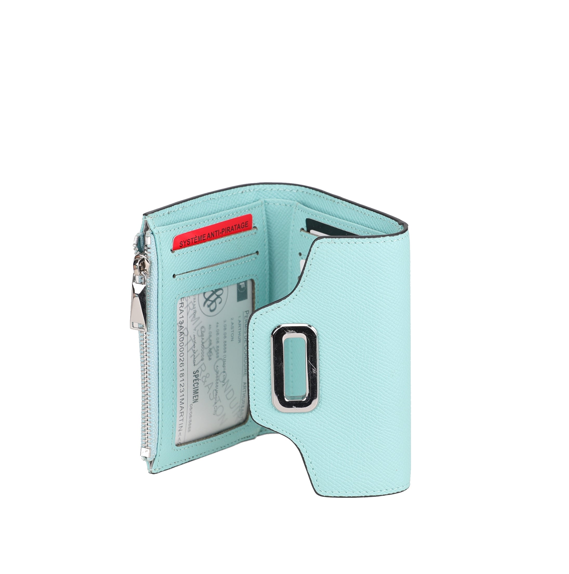 Portefeuille Paloma compact en cuir