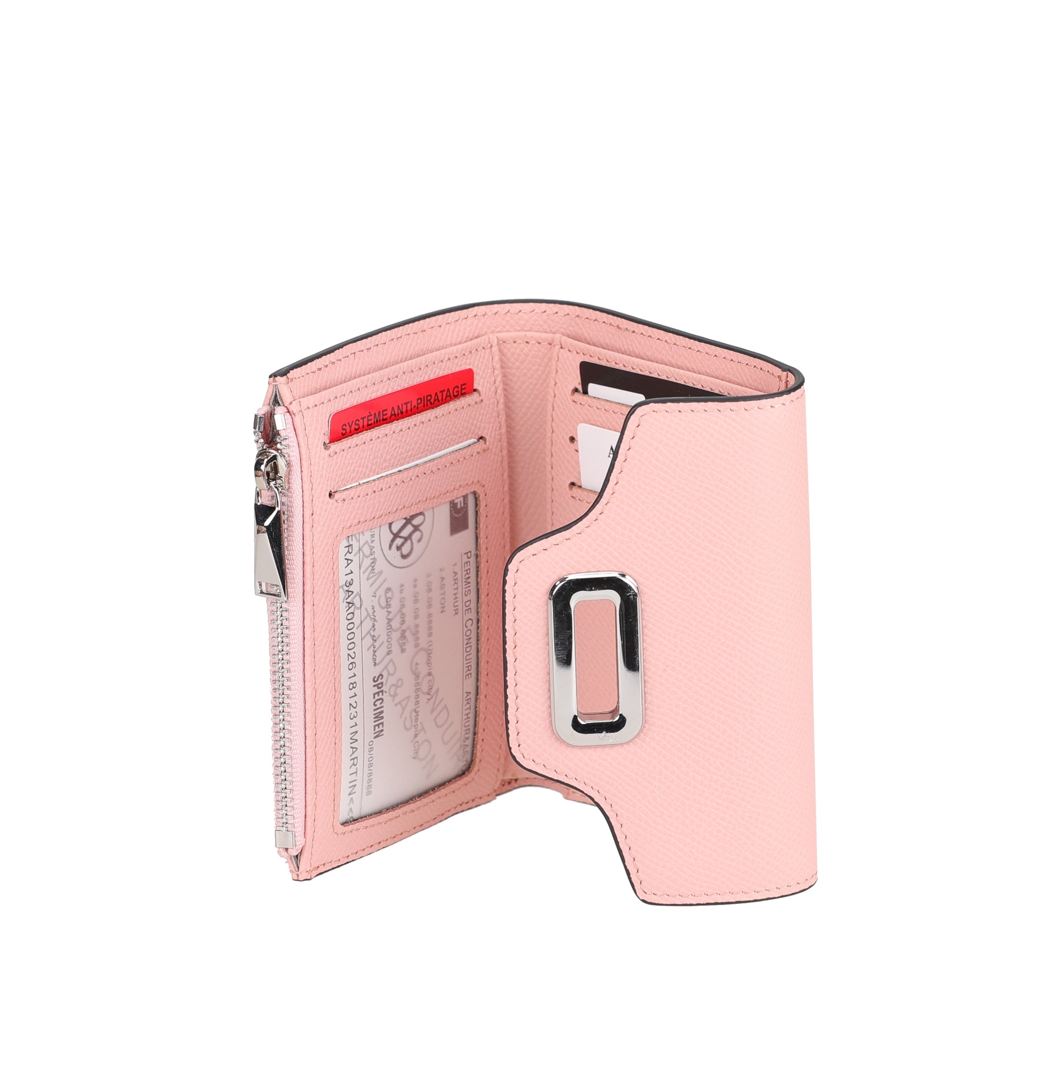 Portefeuille Paloma compact en cuir