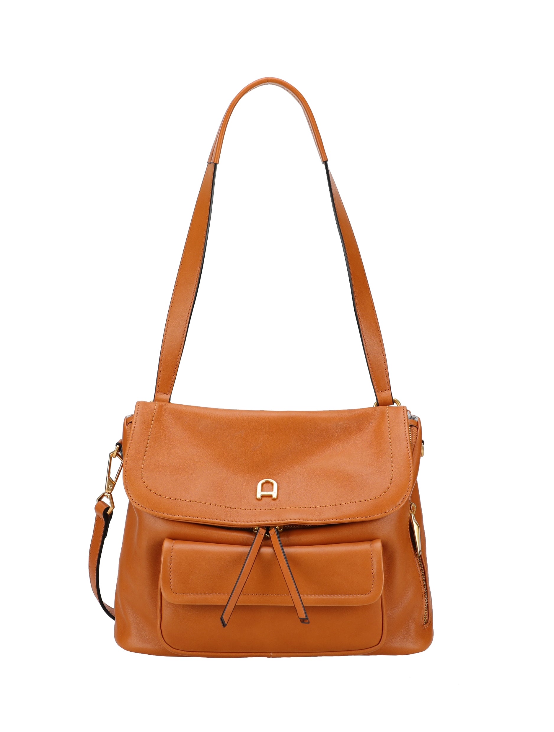 Luna cowhide leather shoulder bag