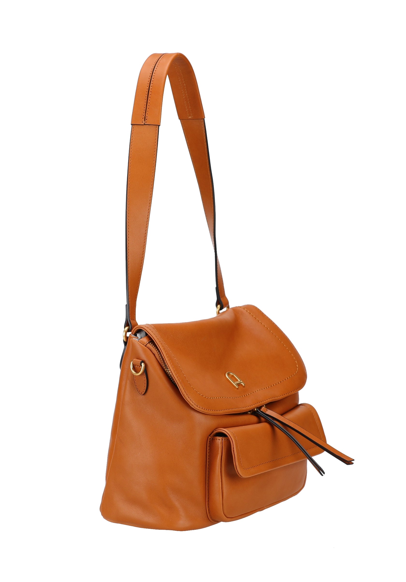 Luna cowhide leather shoulder bag
