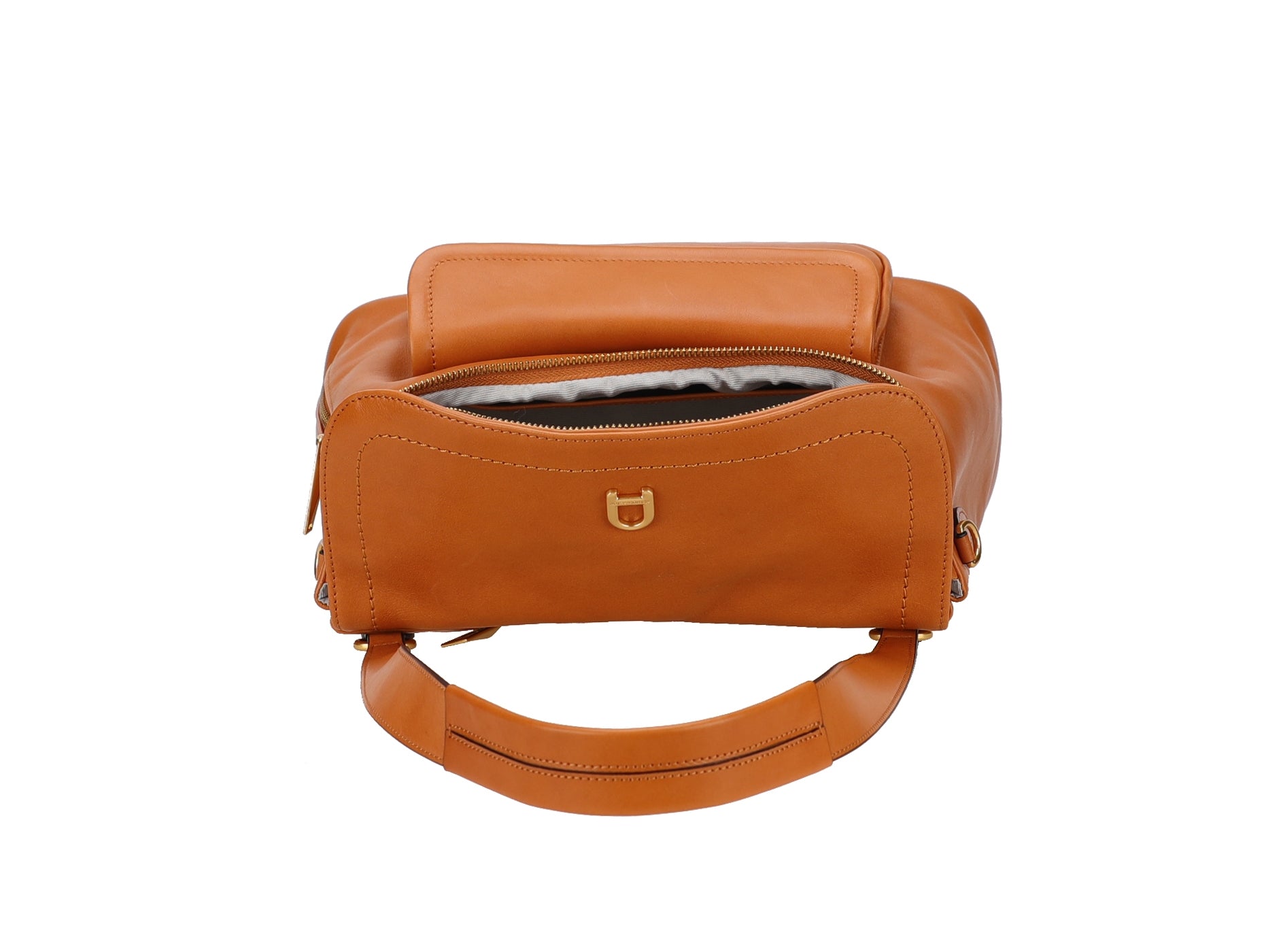 Luna cowhide leather shoulder bag
