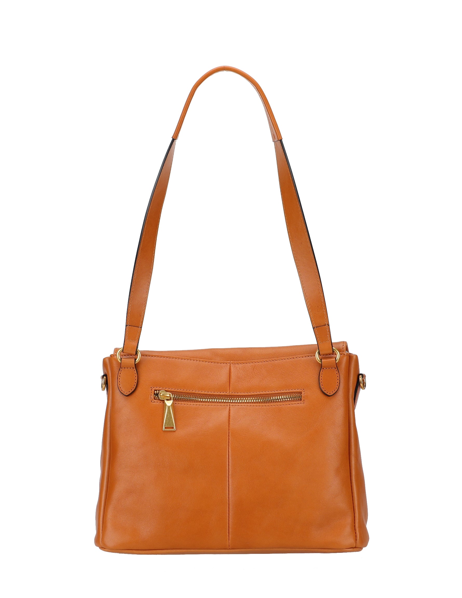 Luna cowhide leather shoulder bag