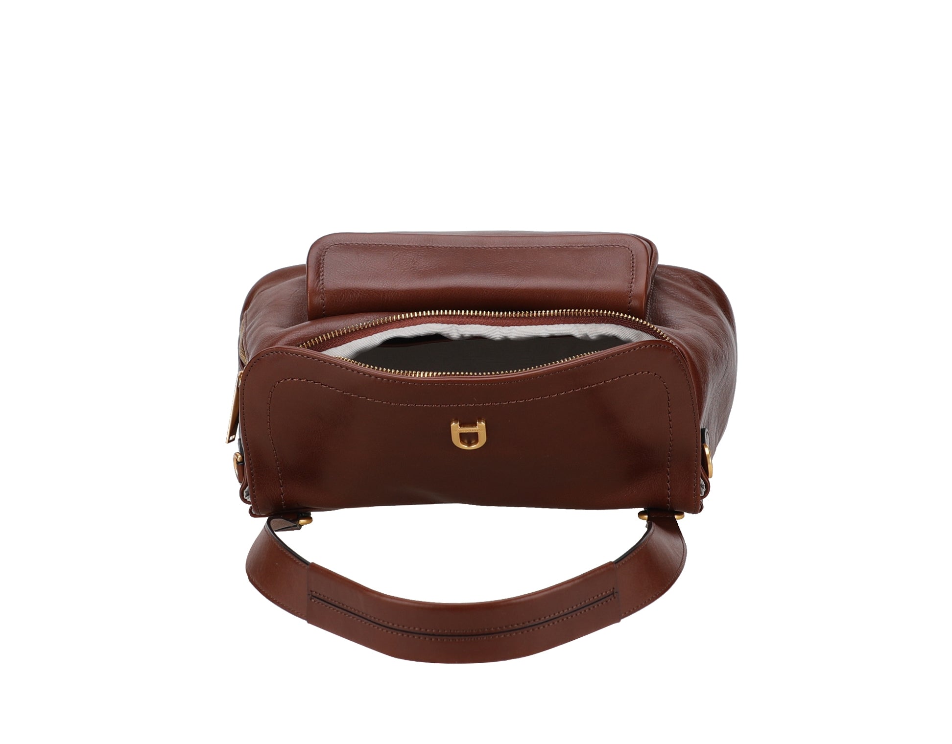 Luna cowhide leather shoulder bag