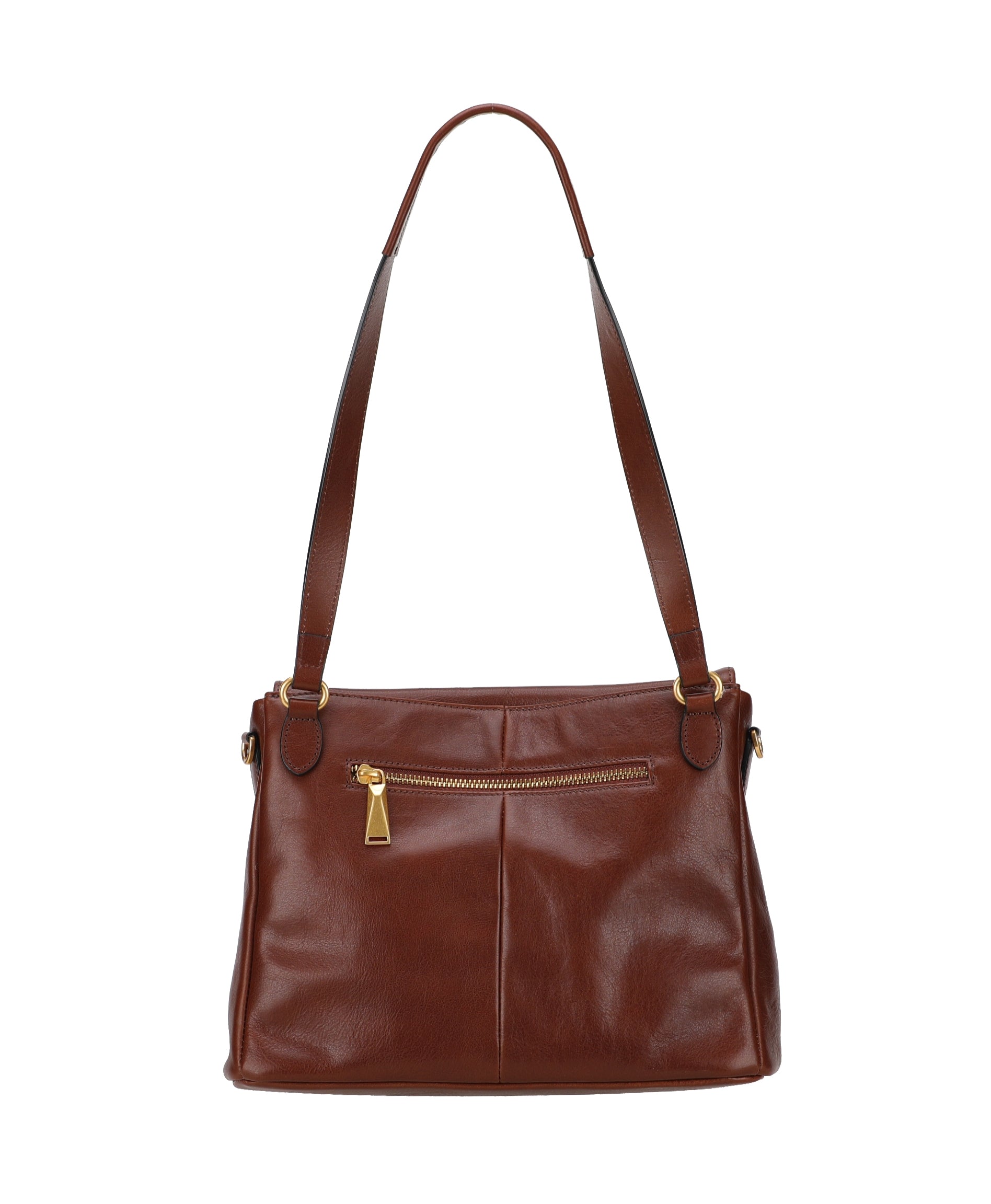 Luna cowhide leather shoulder bag