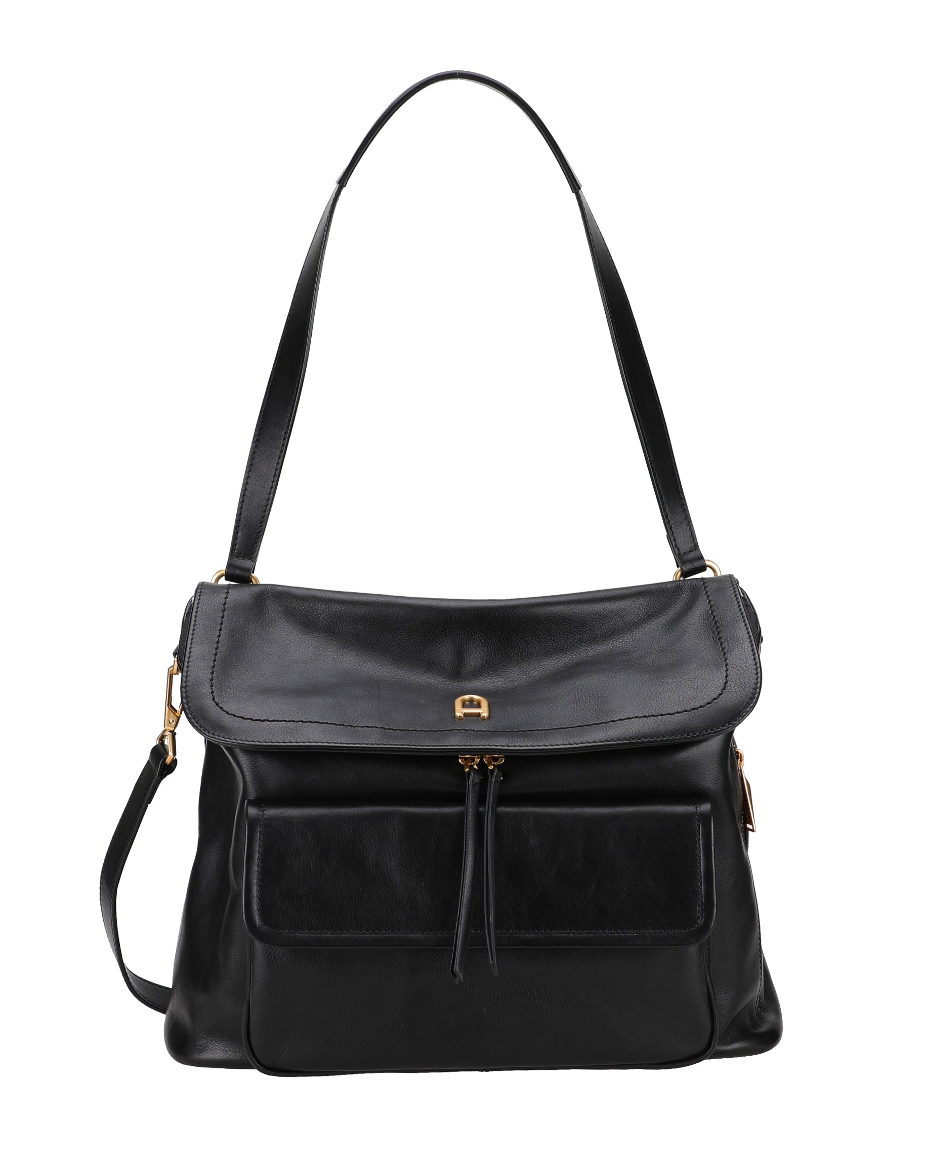 Luna cowhide leather shoulder bag