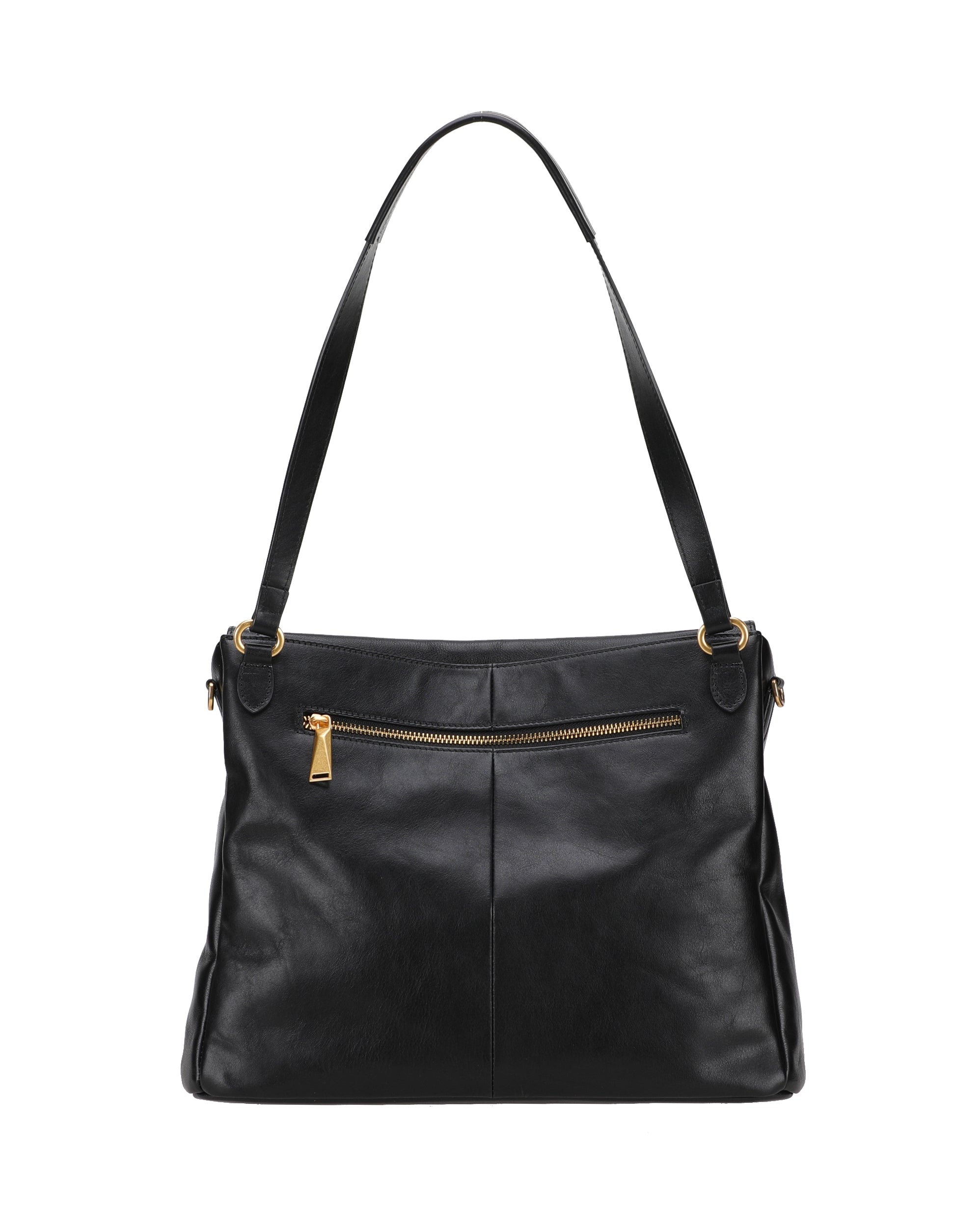 Luna cowhide leather shoulder bag