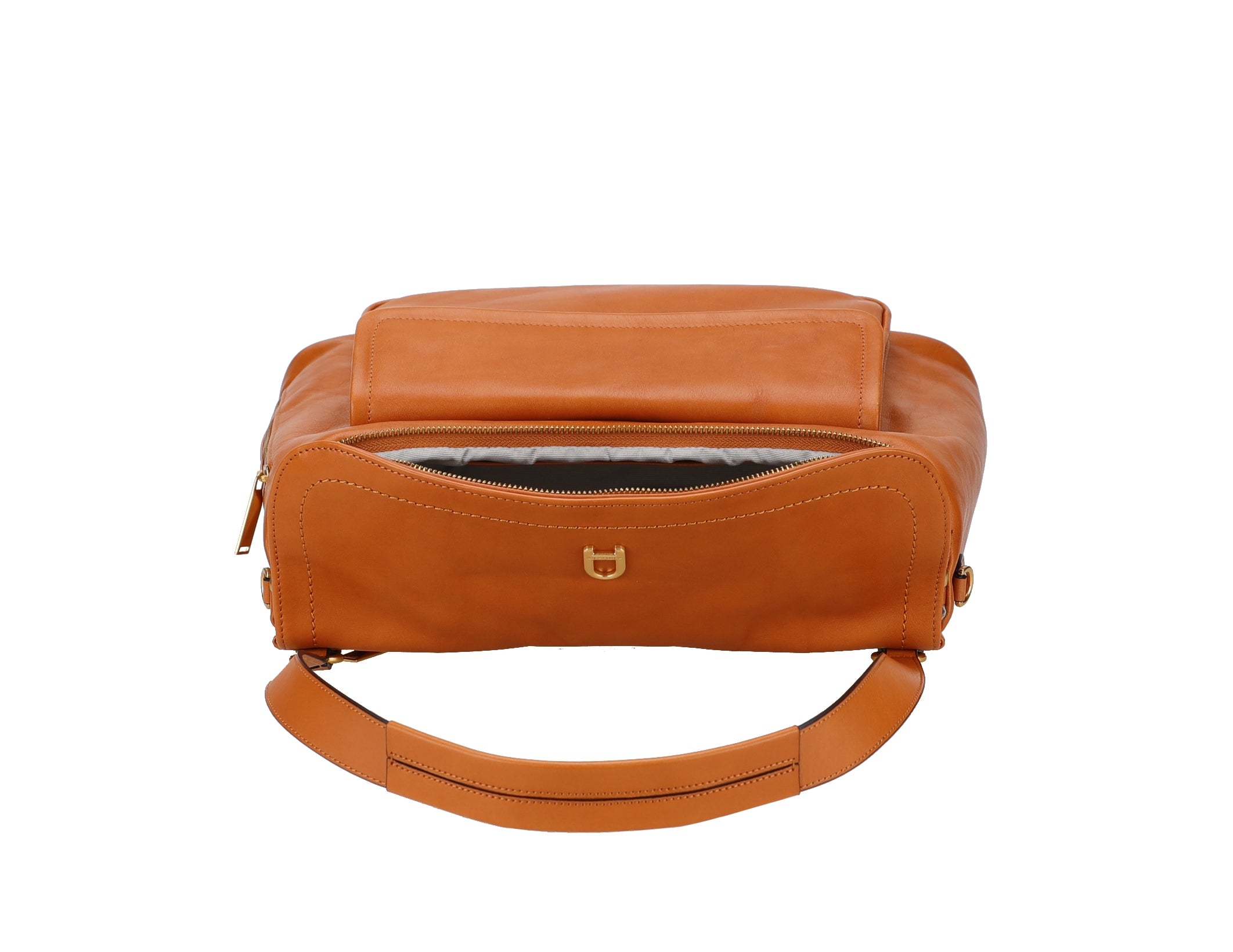 Luna cowhide leather shoulder bag