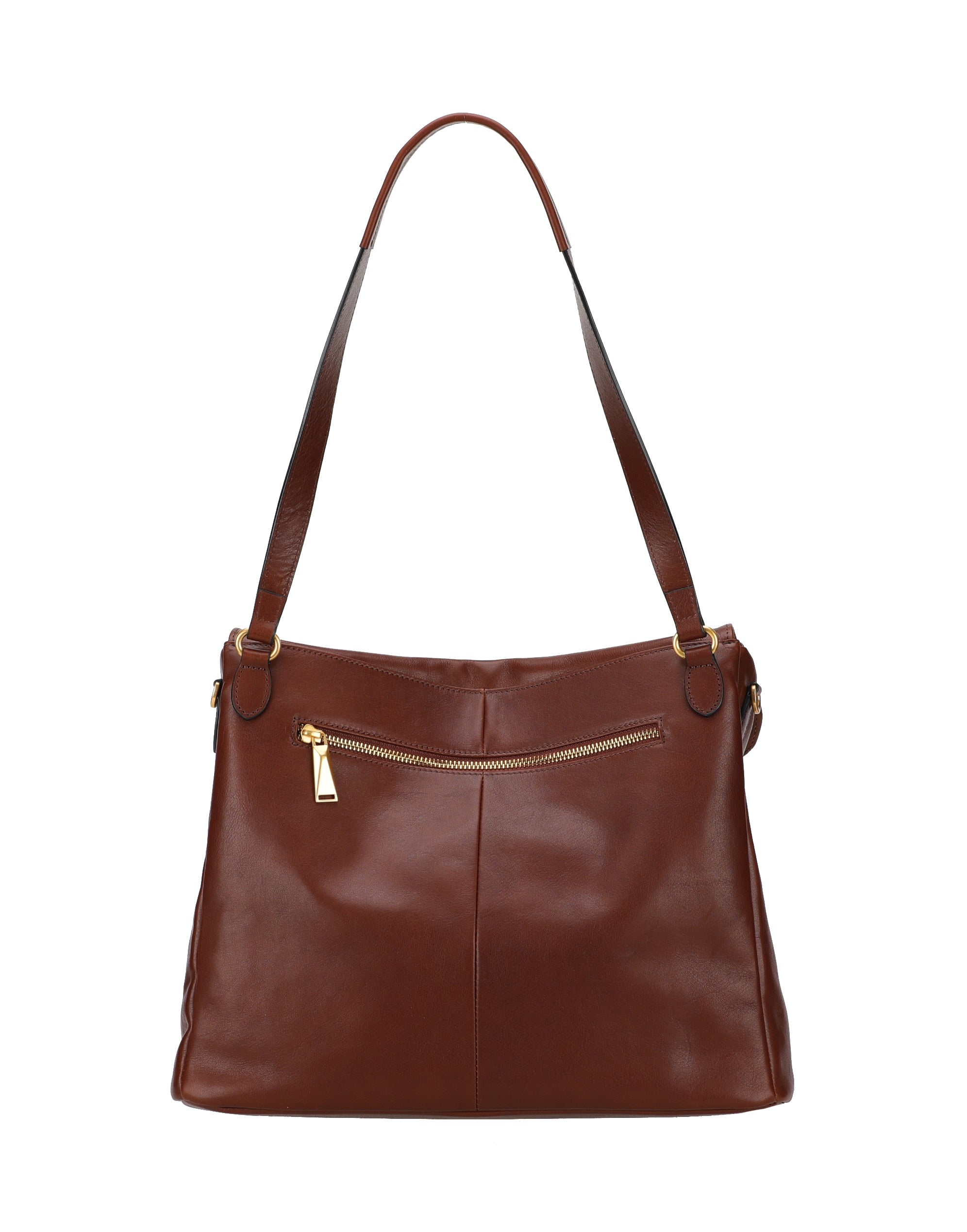 Luna cowhide leather shoulder bag