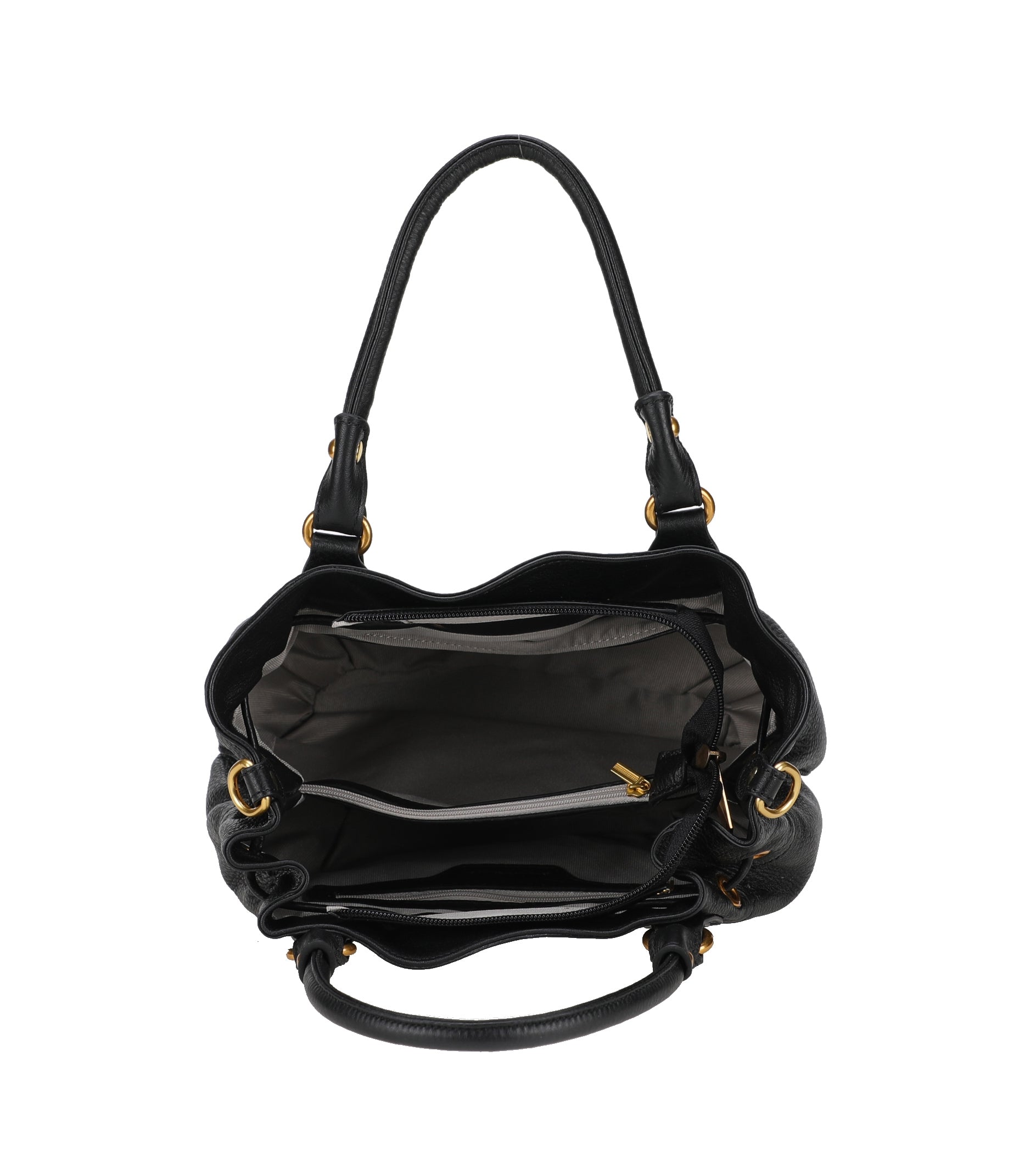 M Camille leather shoulder bag