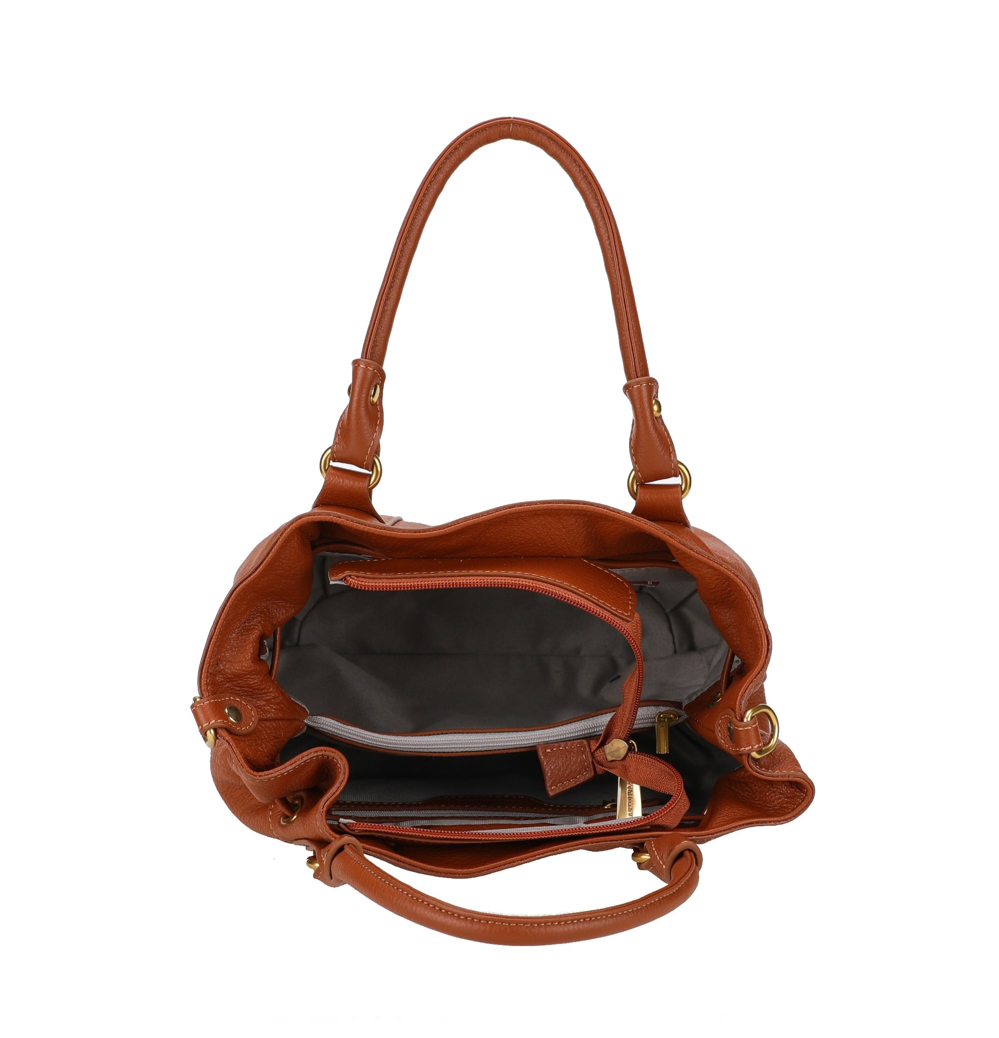 M Camille leather shoulder bag