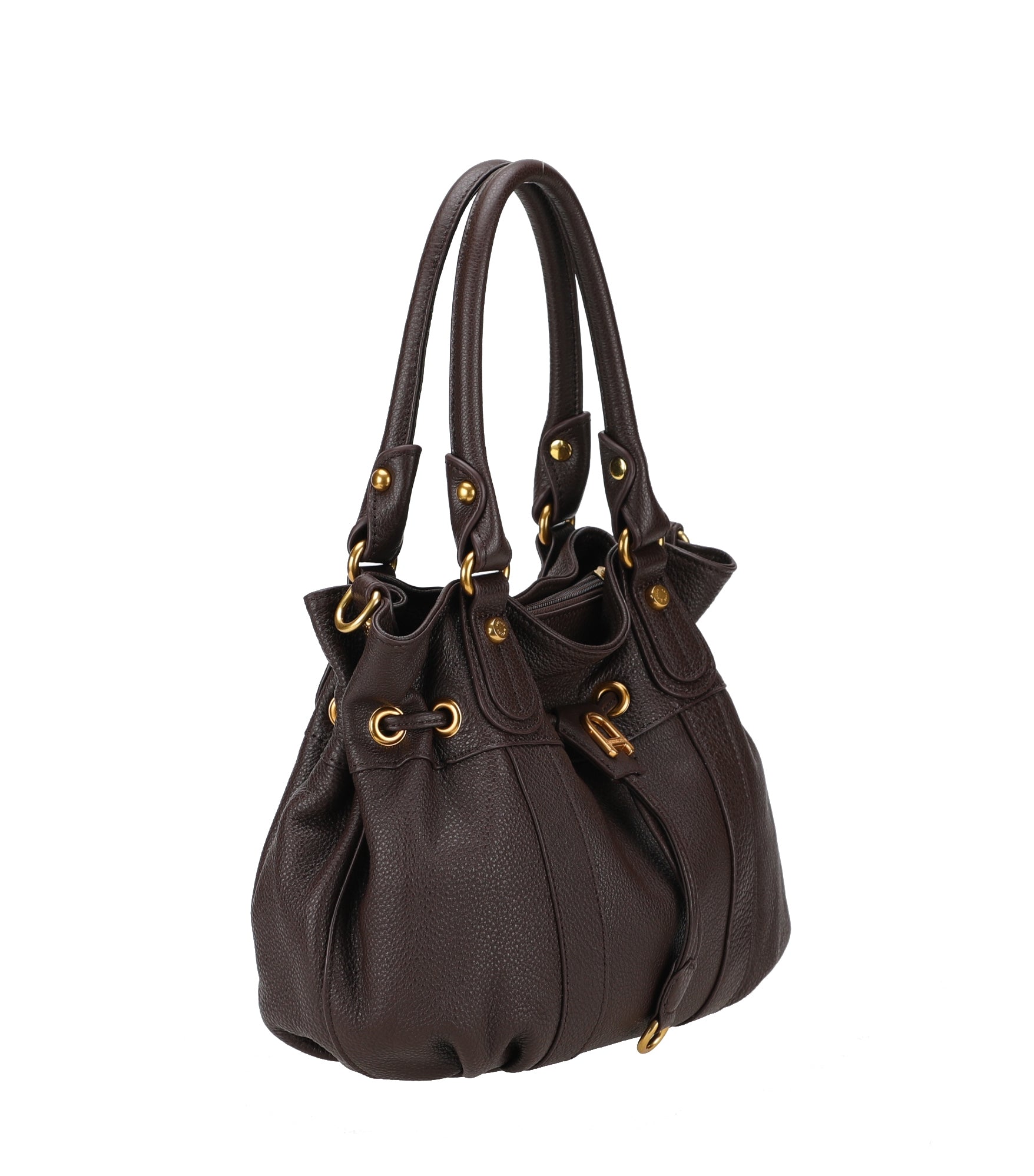 M Camille leather shoulder bag