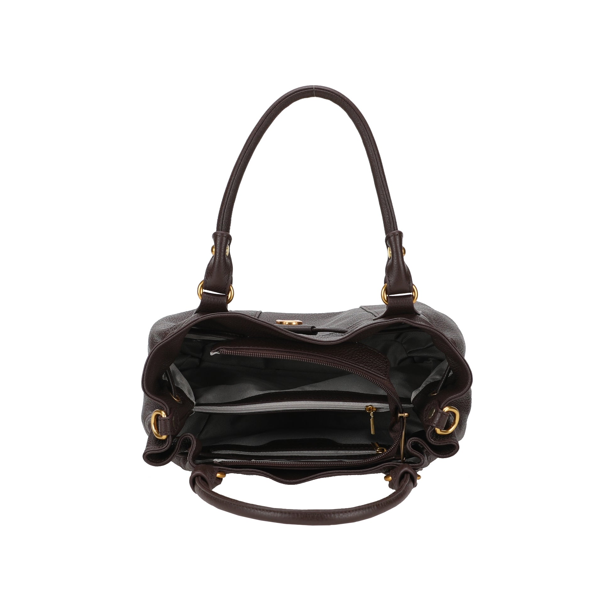 M Camille leather shoulder bag