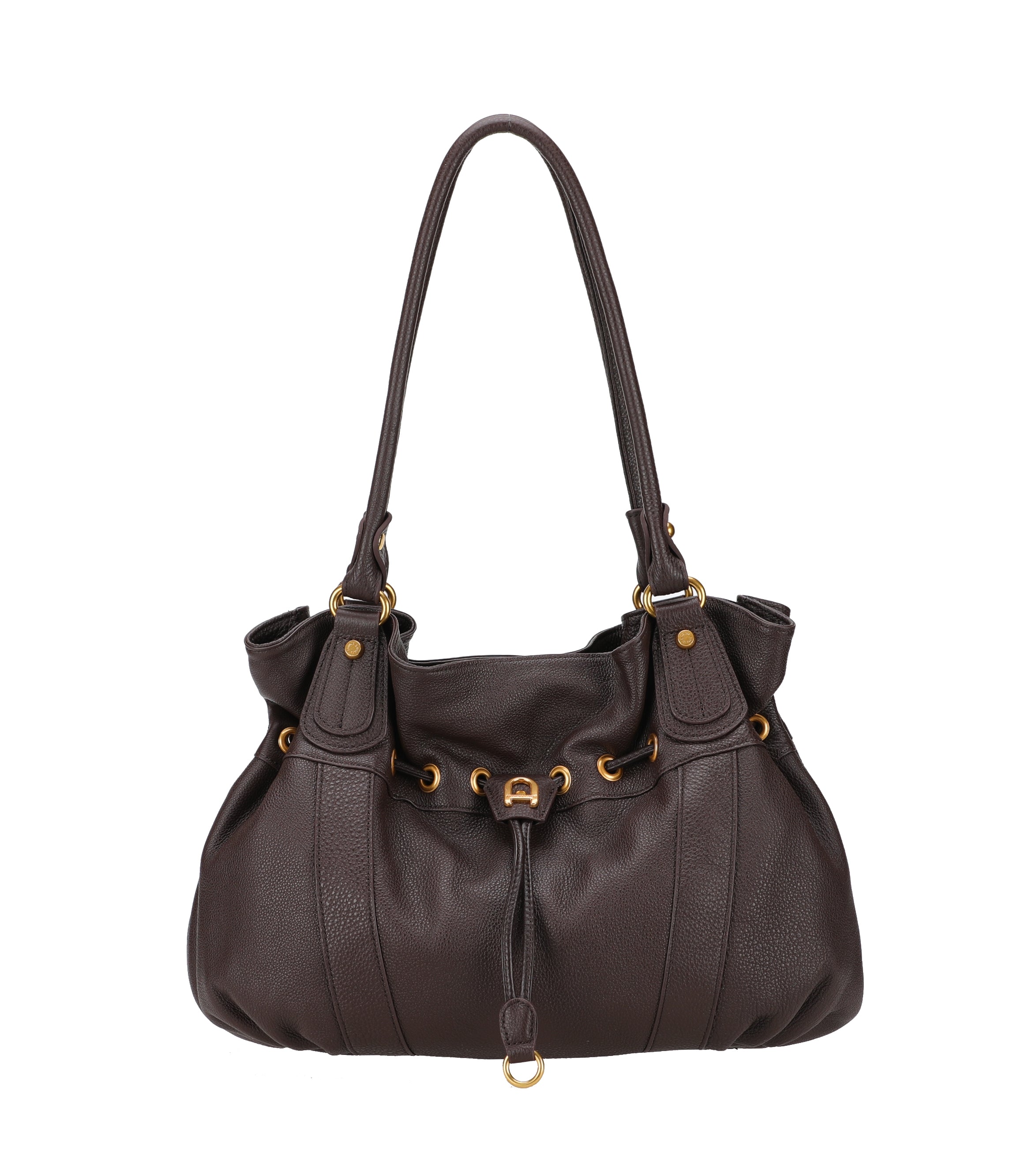 L Camille leather shoulder bag