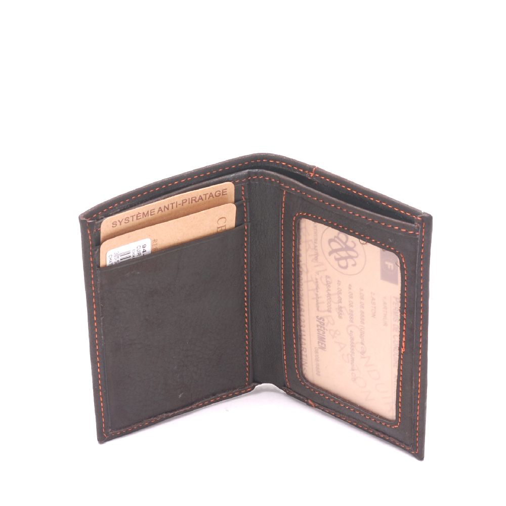 Louis oiled leather card holder
