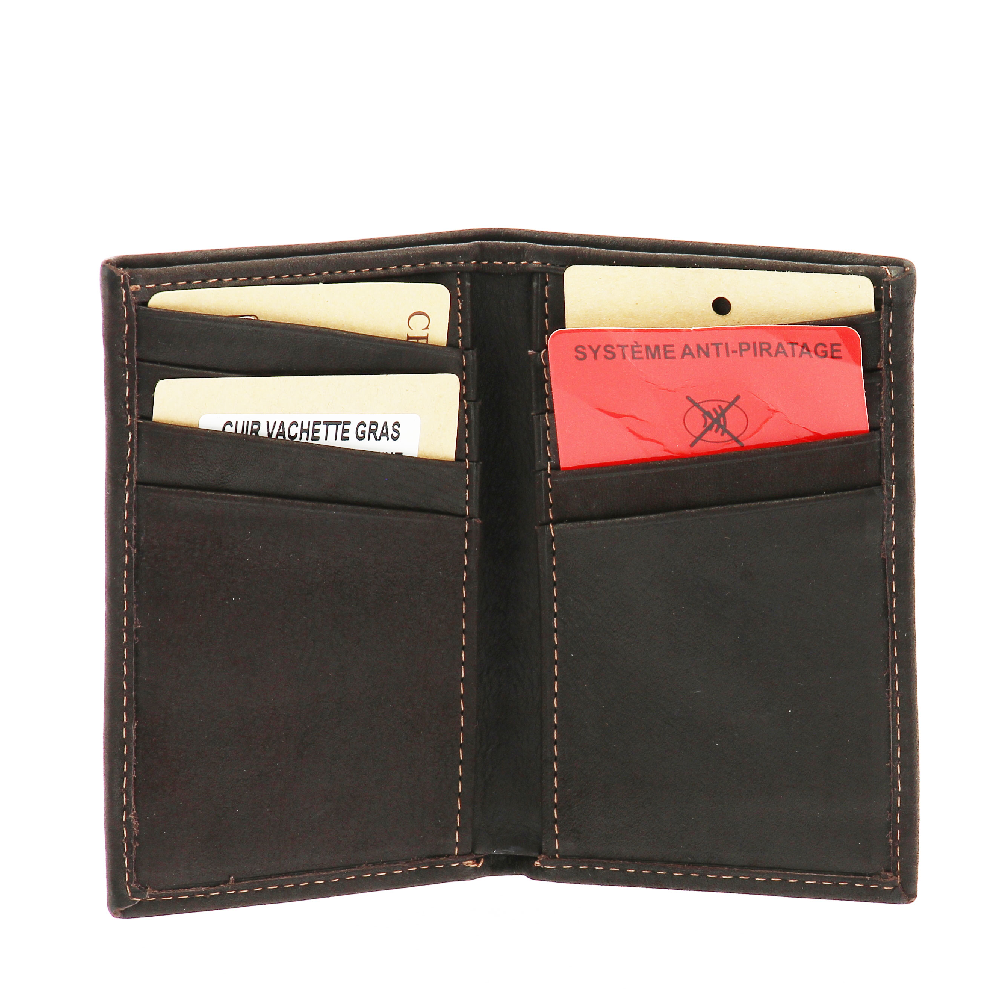 Louis oiled leather card holder