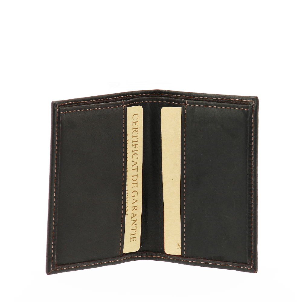 Louis oiled leather card holder