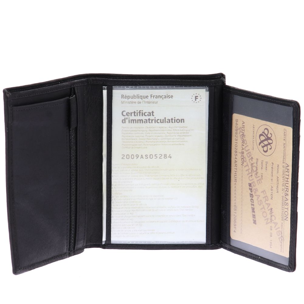 Portefeuille Louis cuir gras