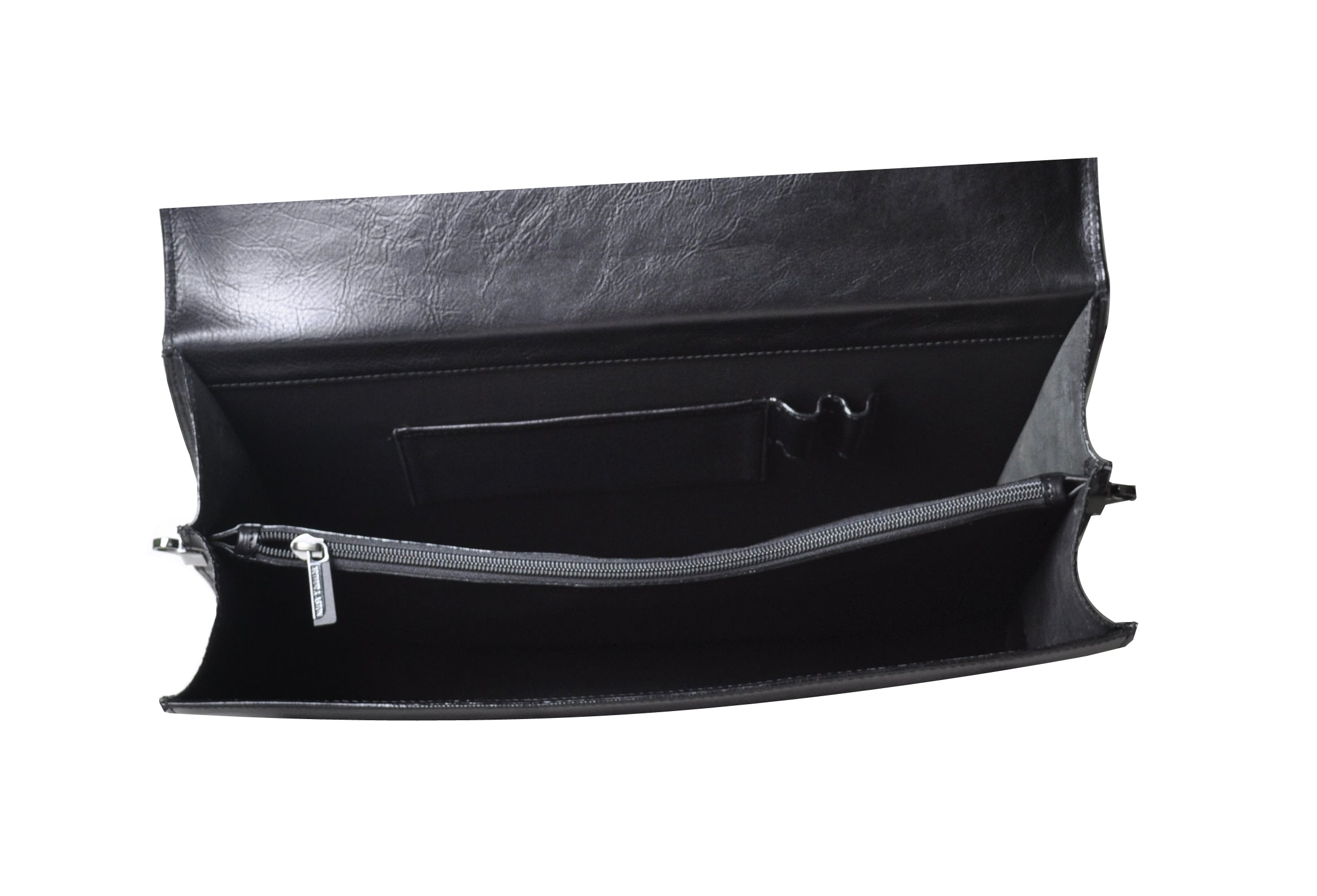 Georges cowhide leather 2-gusset briefcase