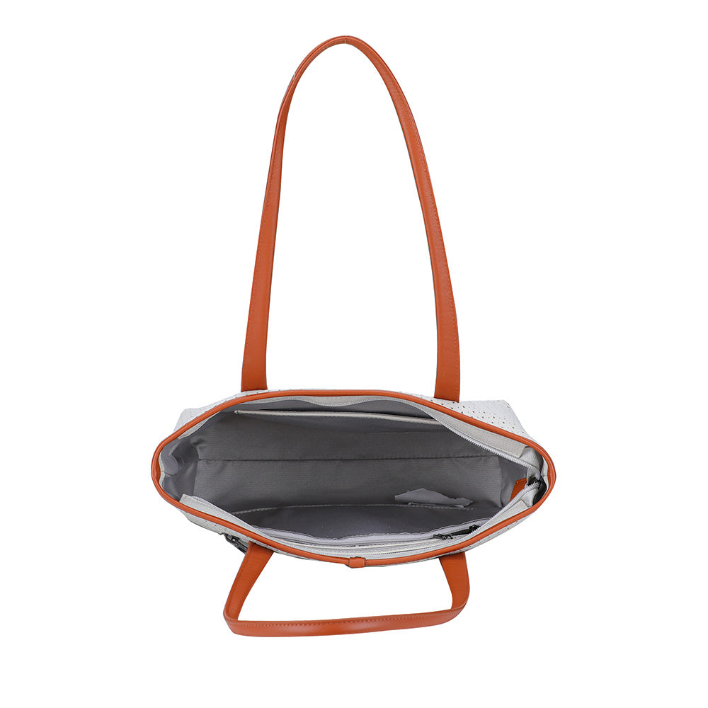 Moyen sac shopping Edith en cuir