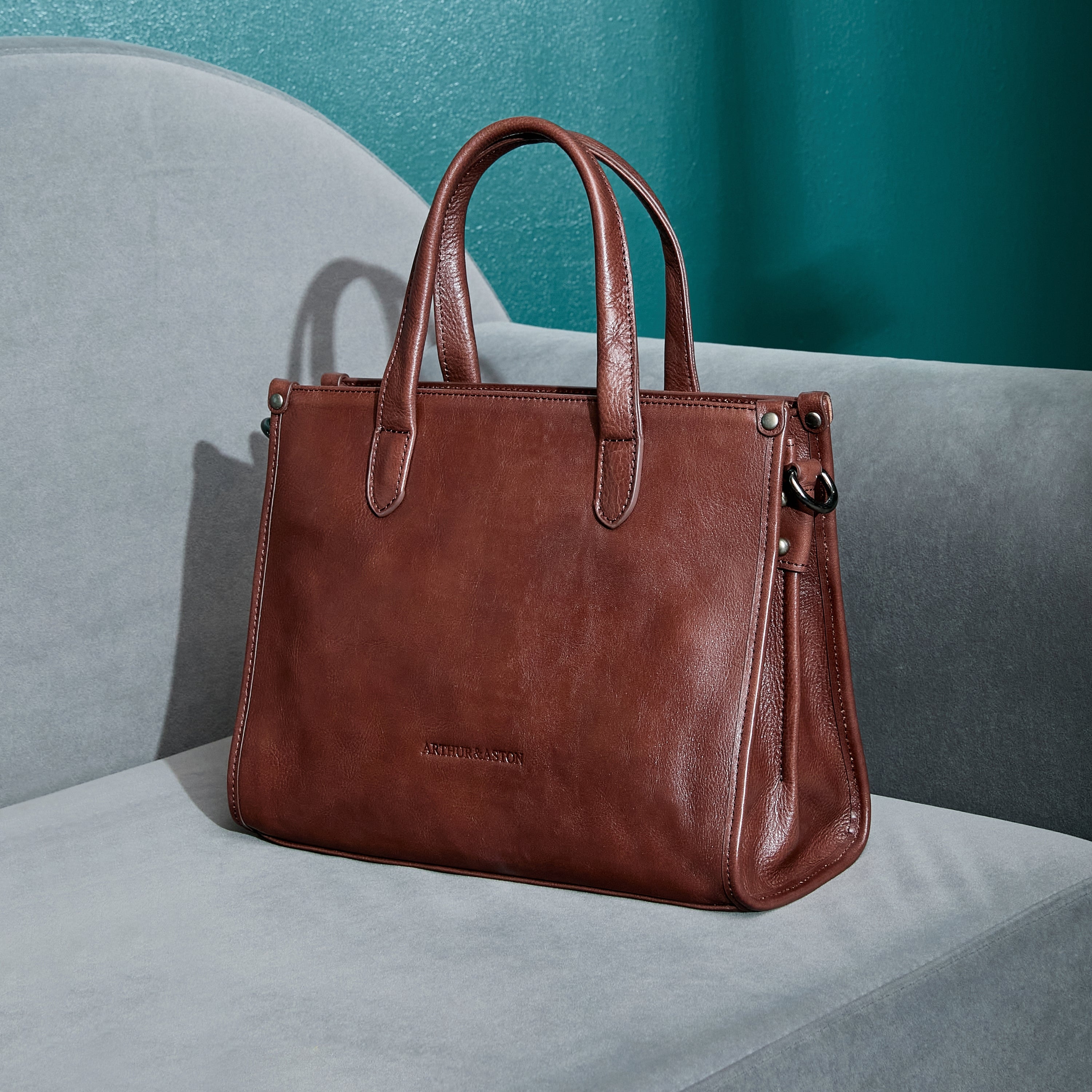 Edith leather handbag