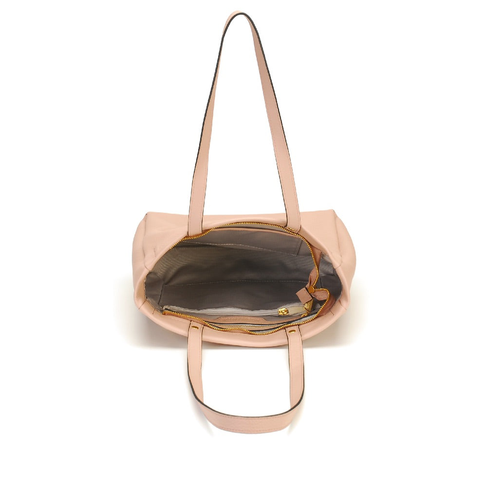 Lou leather shopping bag