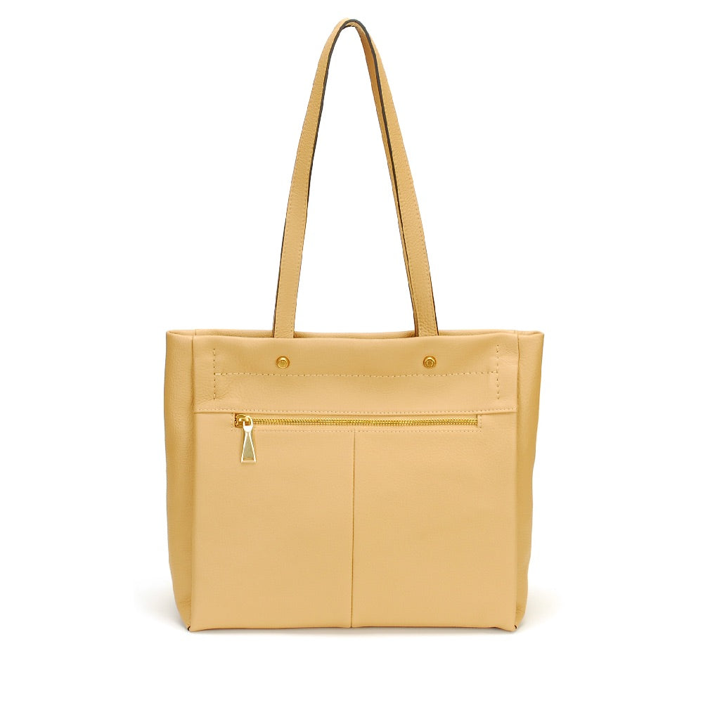 Lou leather shopping bag