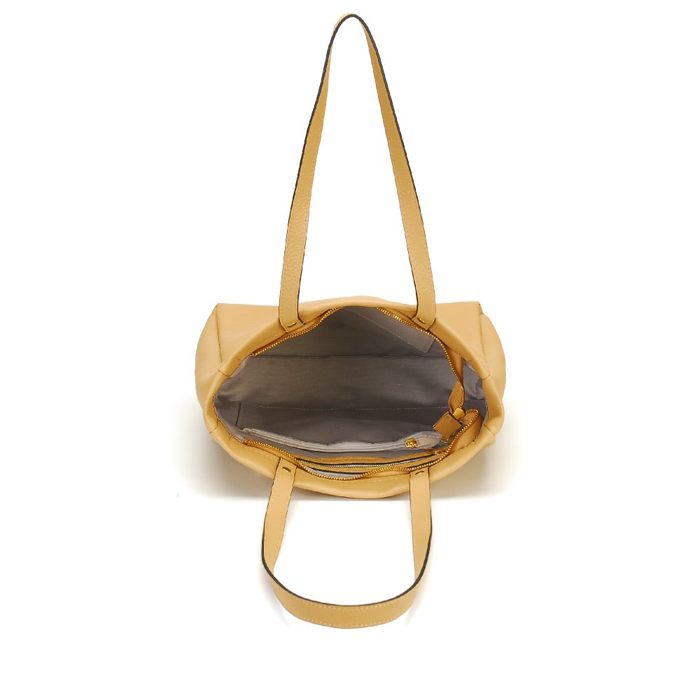 Lou leather shopping bag